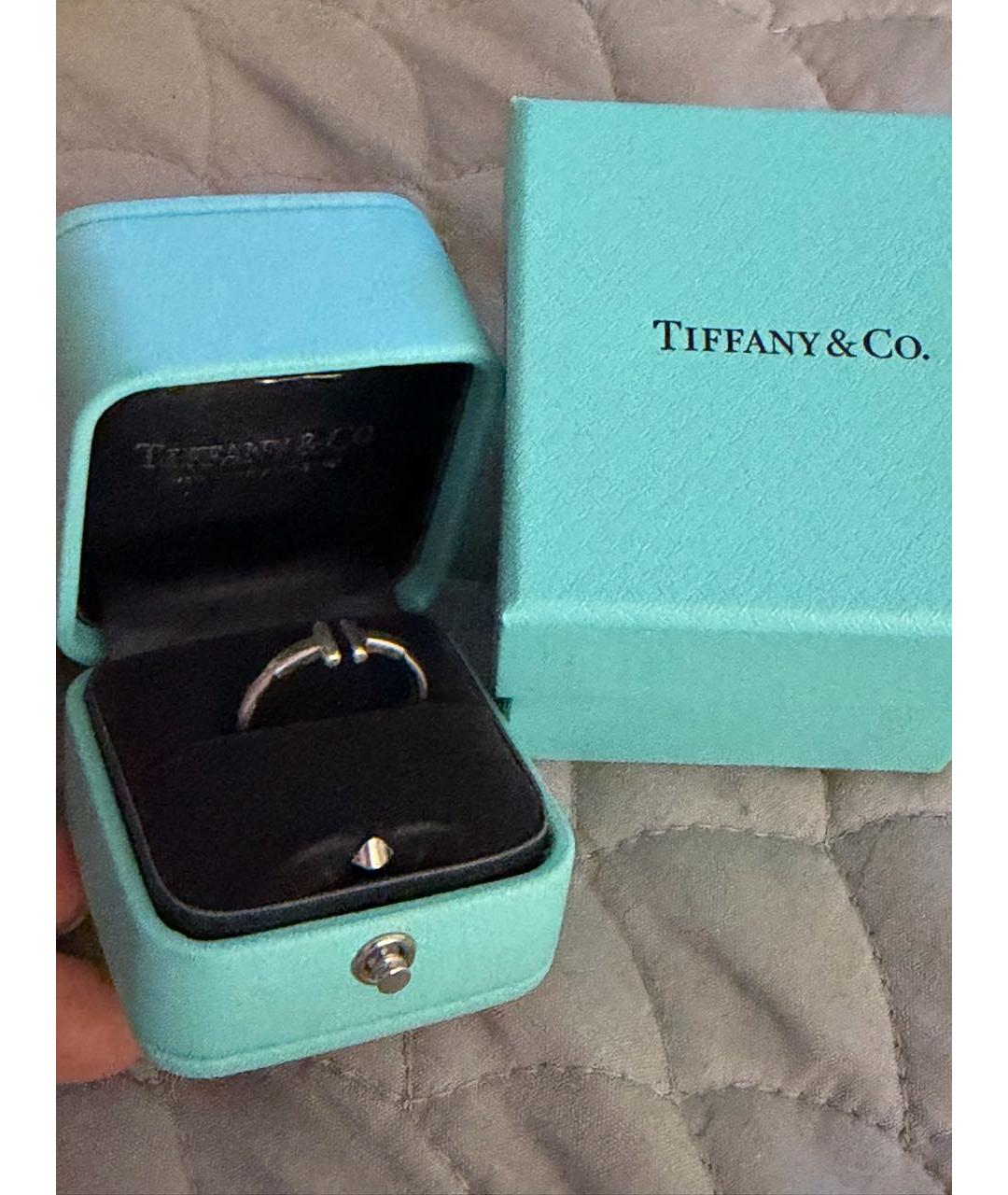 TIFFANY&CO Серебряное кольцо из белого золота, фото 2