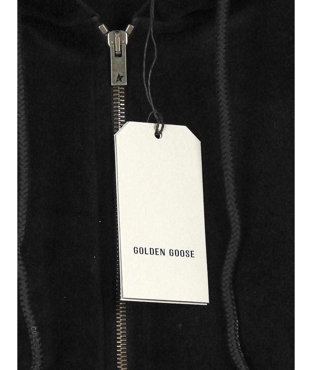 GOLDEN GOOSE DELUXE BRAND Черный велюровый костюм с брюками, фото 4