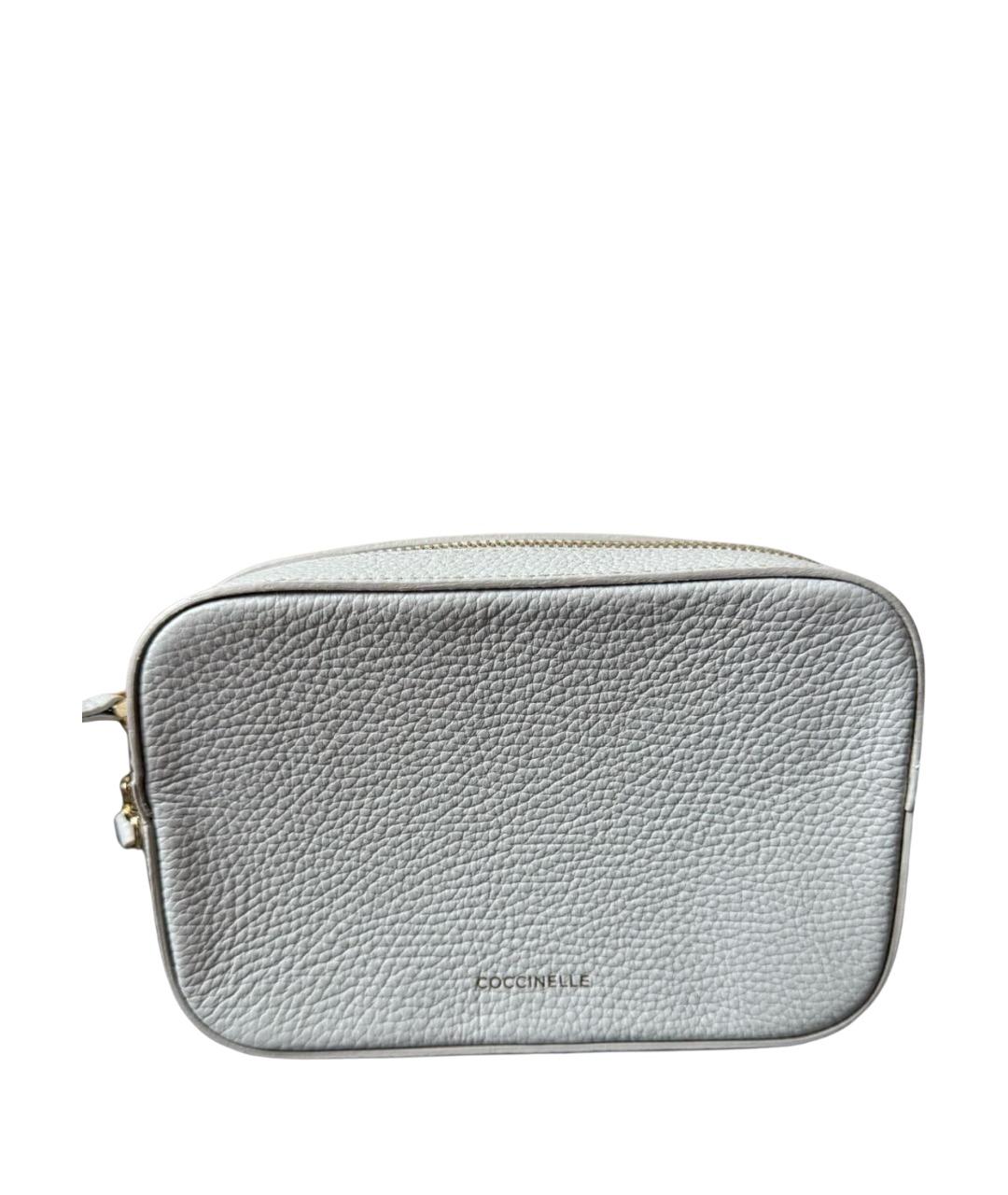 COCCINELLE Голубая кожаная сумка через плечо, фото 1