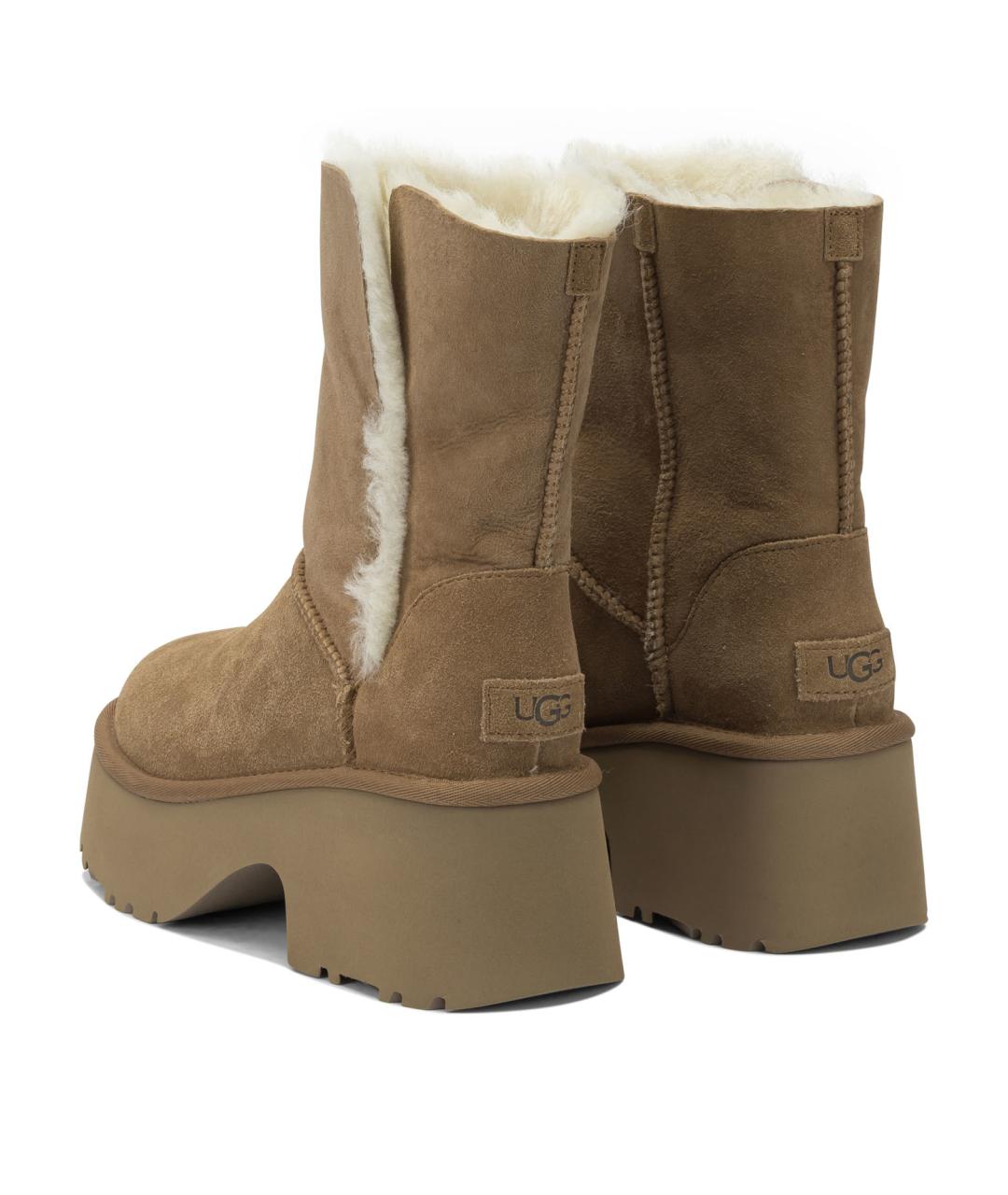 UGG Коричневые замшевые ботинки, фото 4