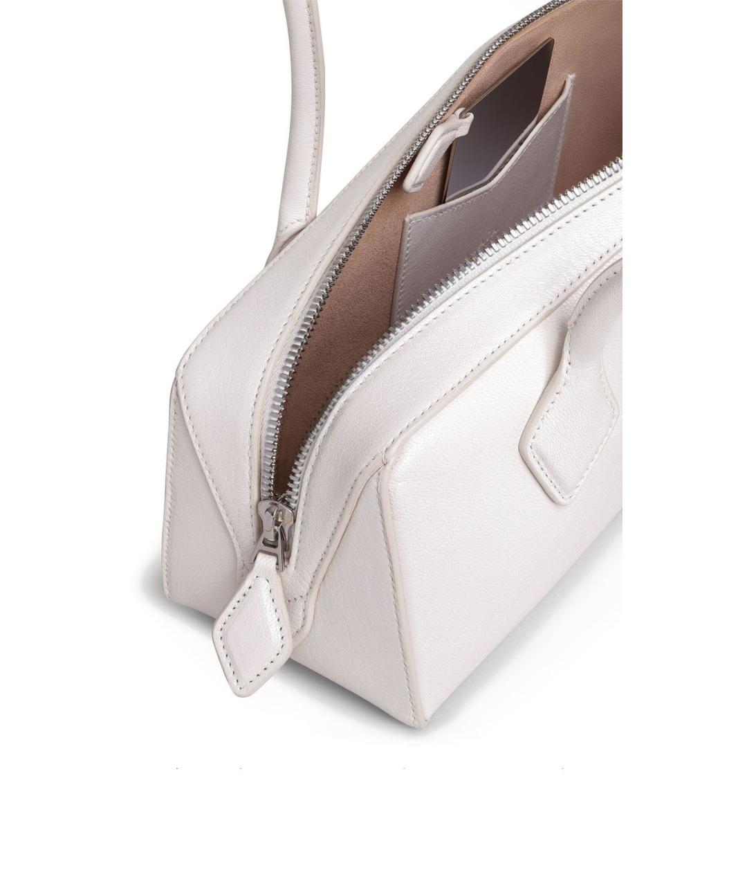 ALAIA Белая кожаная сумка через плечо, фото 3