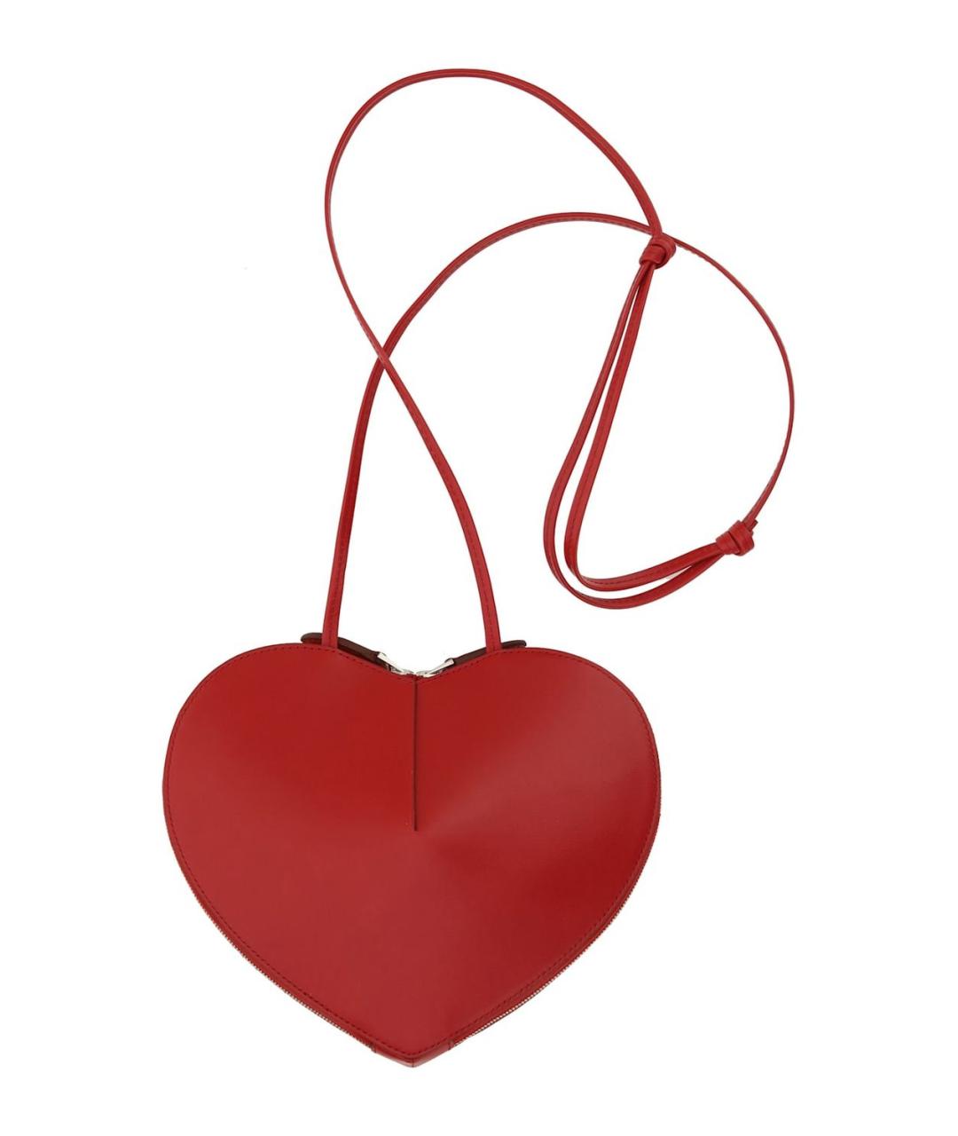 ALAIA Красная кожаная сумка через плечо, фото 2