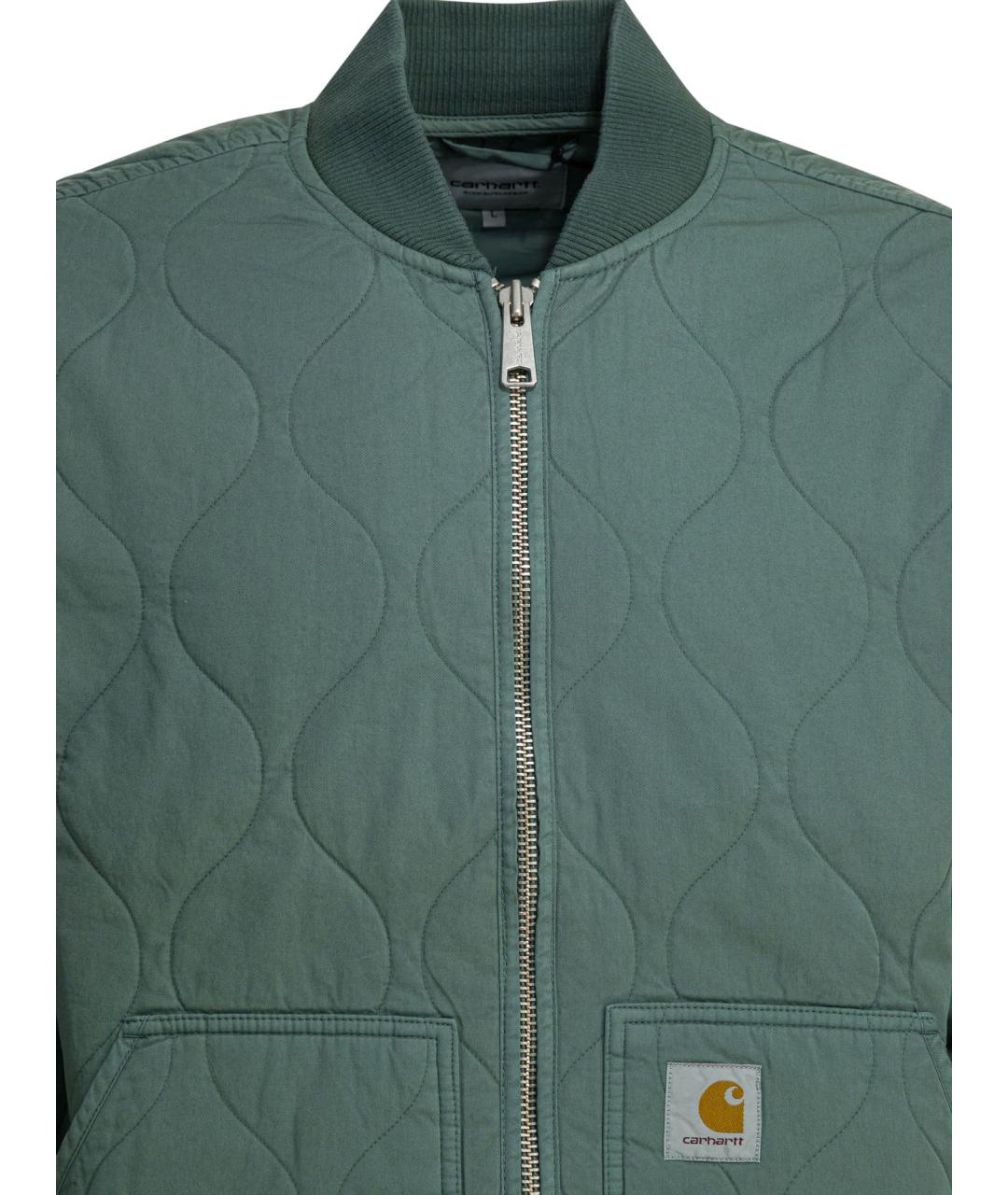 CARHARTT WIP Зеленая хлопковая куртка, фото 4