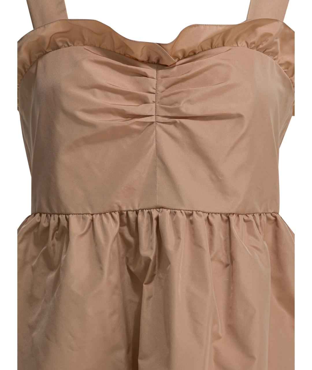 CHLOE Розовое шелковое повседневное платье, фото 3