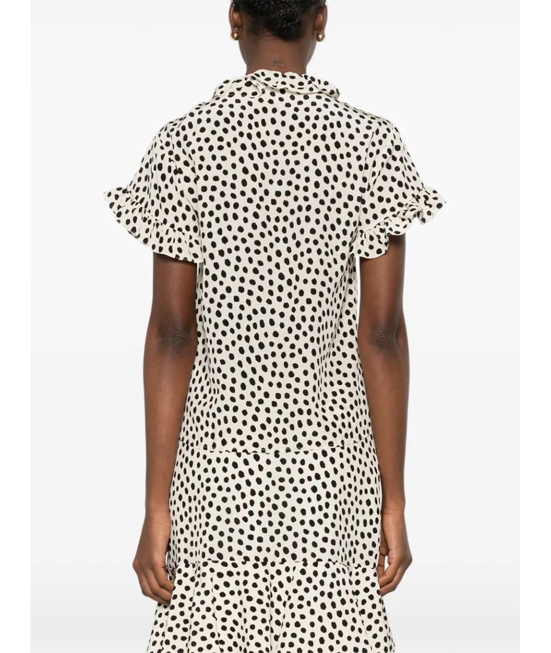 CHLOE Бежевая шелковая рубашка, фото 5