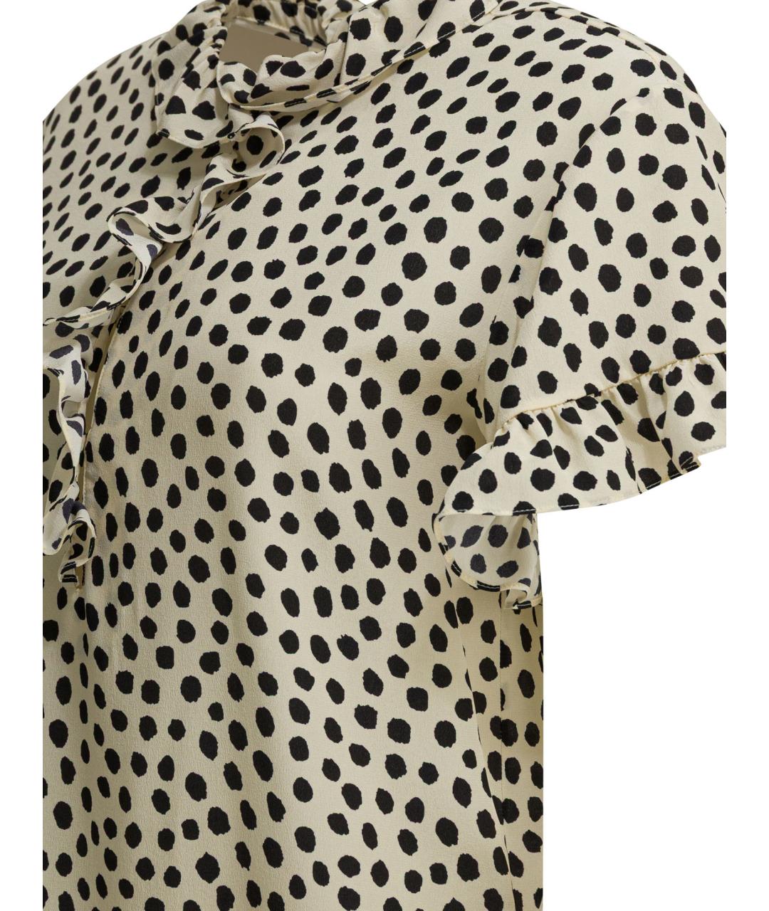 CHLOE Бежевая шелковая рубашка, фото 4