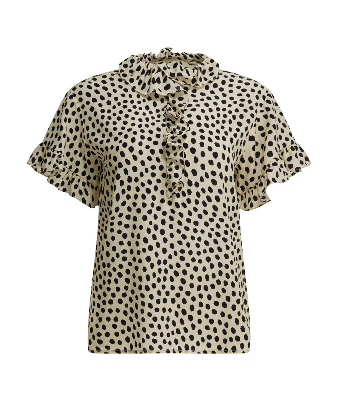 CHLOE Бежевая шелковая рубашка, фото 1