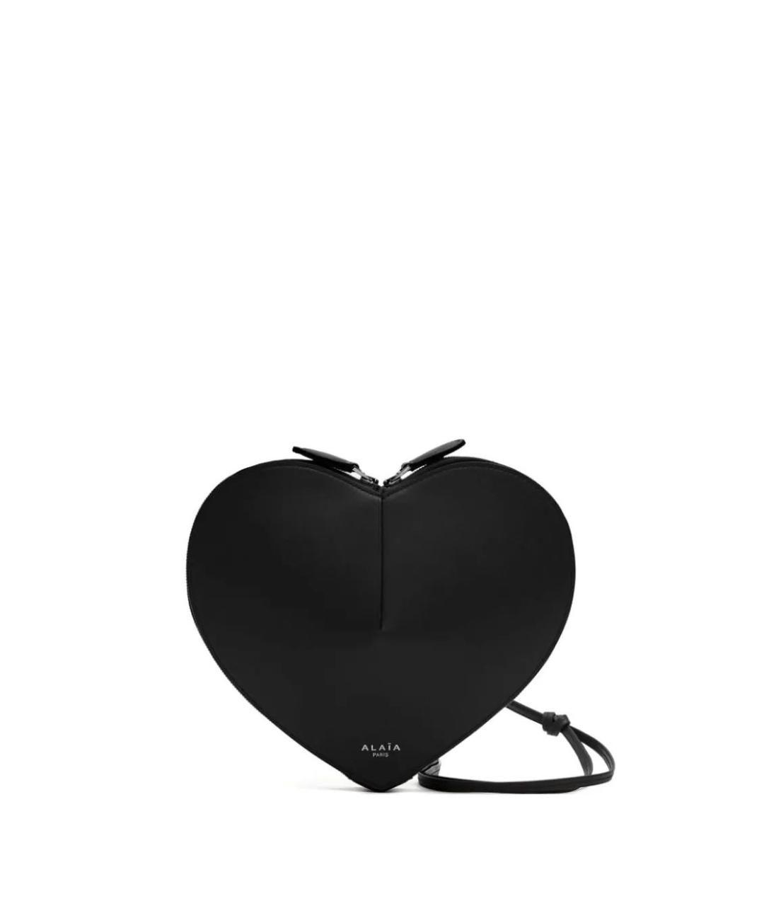 ALAIA Черная кожаная сумка через плечо, фото 1