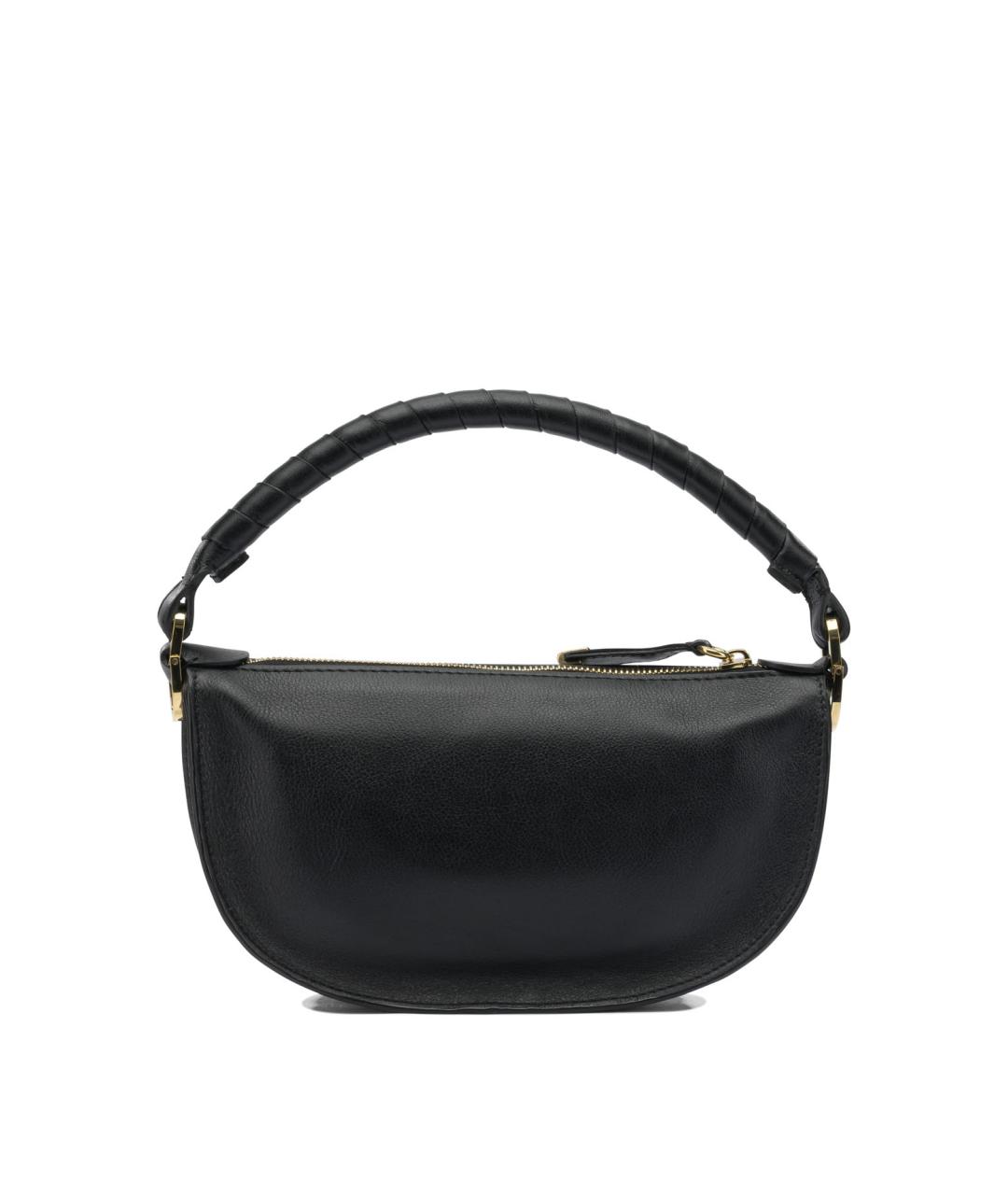 CHLOE Черная кожаная сумка через плечо, фото 3