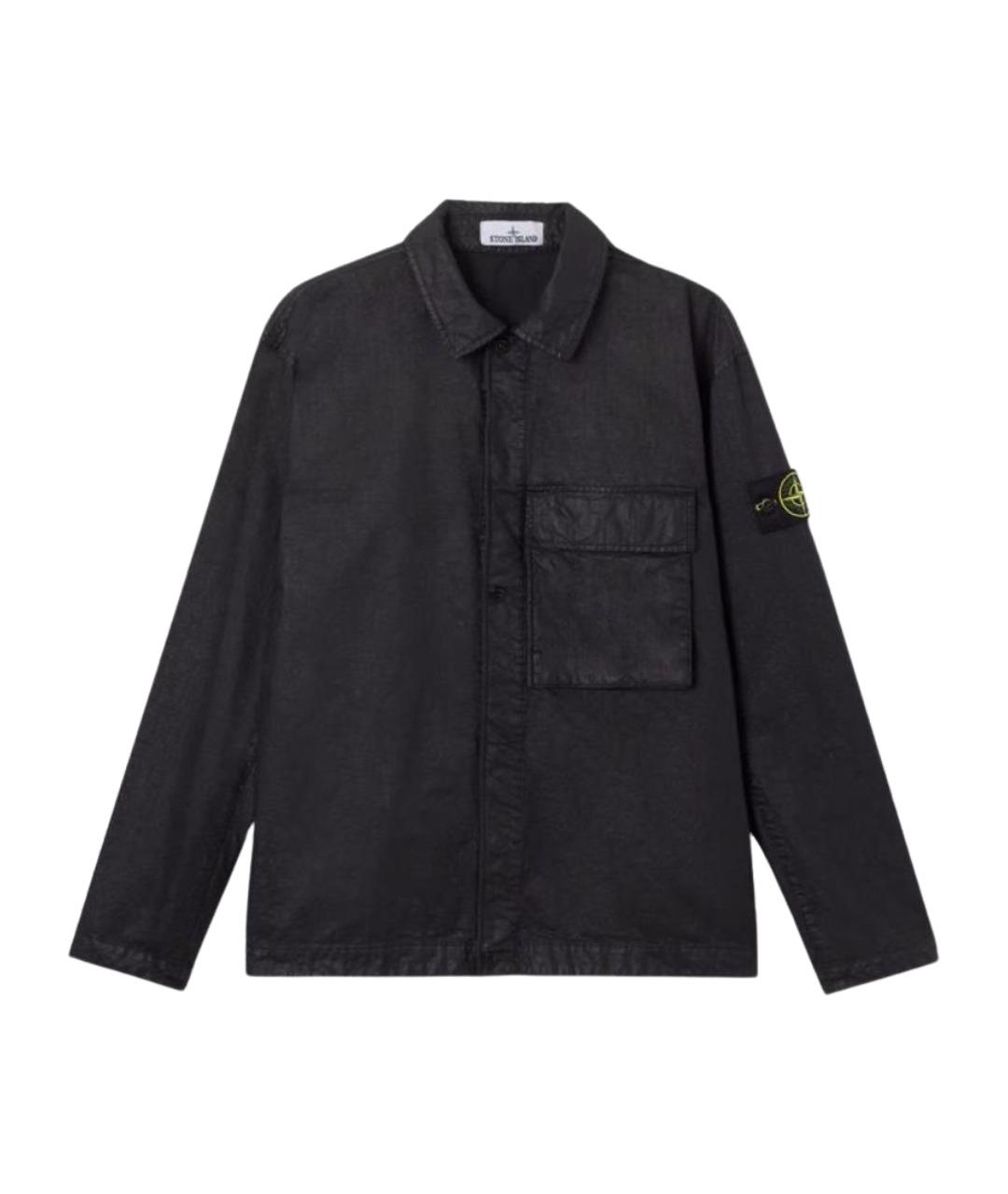 STONE ISLAND Черная куртка, фото 1