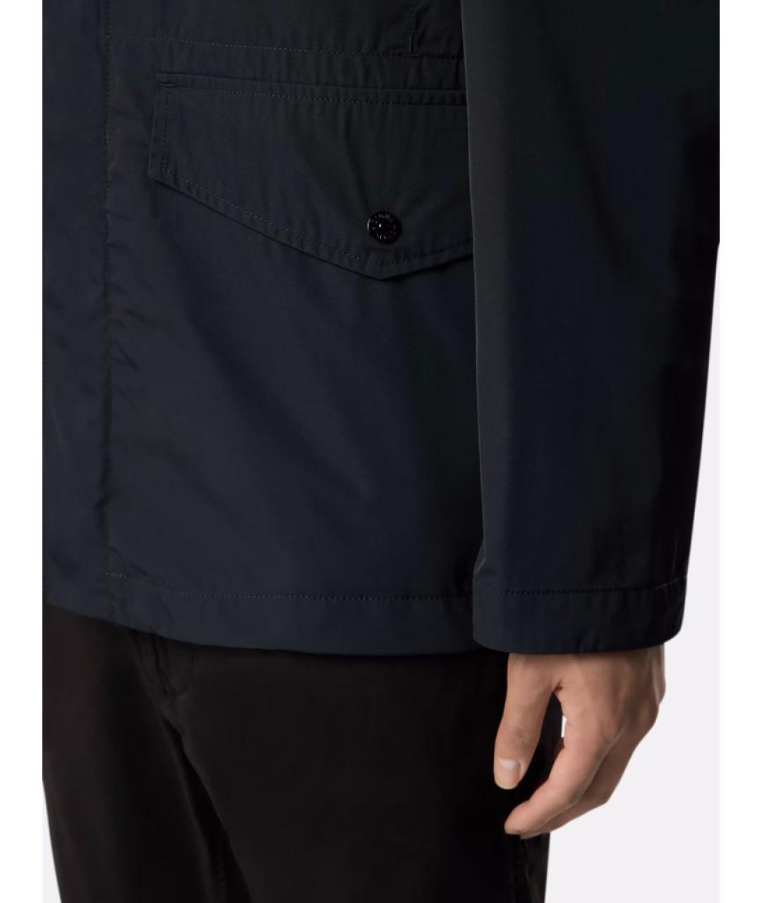 STONE ISLAND Черная полиэстеровая парка, фото 3