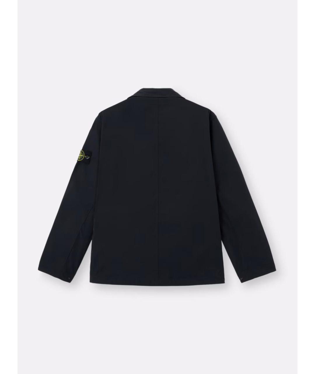 STONE ISLAND Черная полиэстеровая парка, фото 2