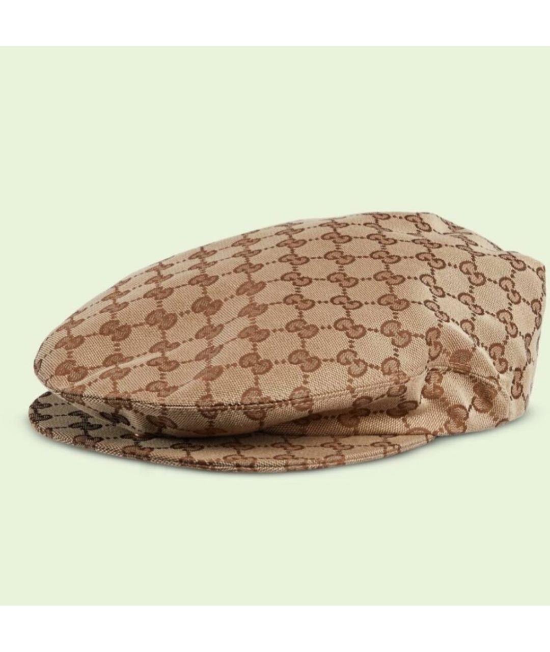 GUCCI Бежевая кепка, фото 2