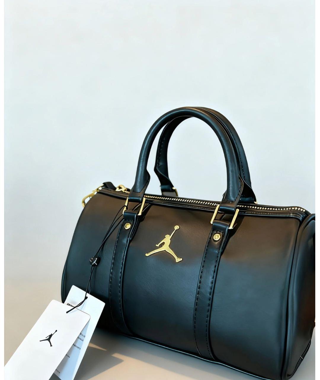 JORDAN Черная дорожная/спортивная сумка, фото 3