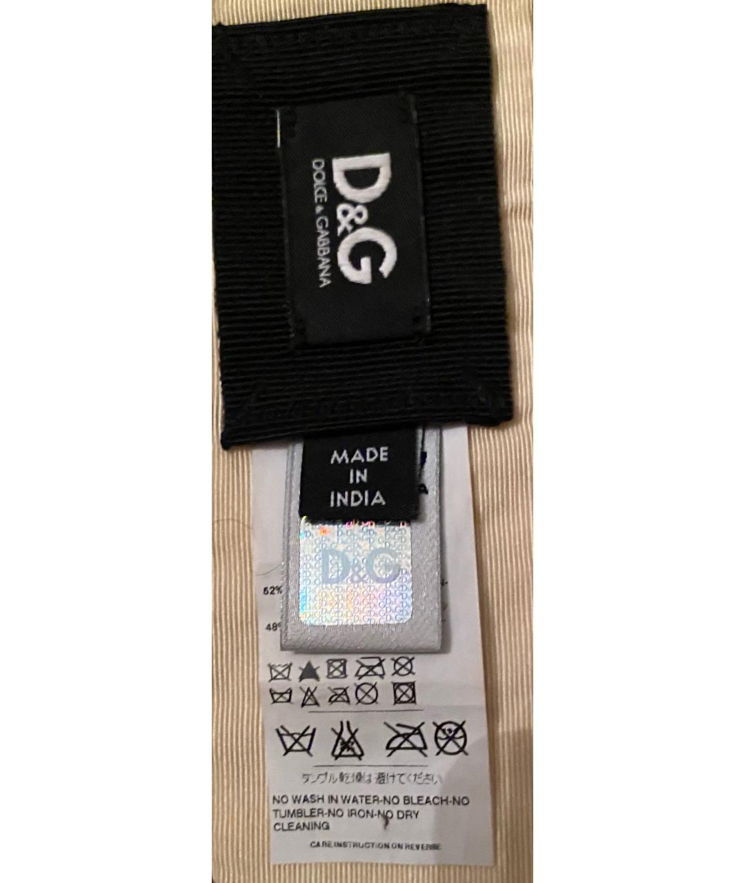 DOLCE&GABBANA Бежевый ремень, фото 5