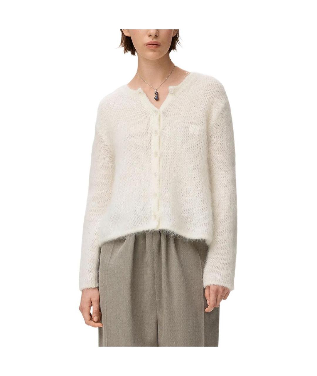 LOEWE Белый кардиган, фото 2