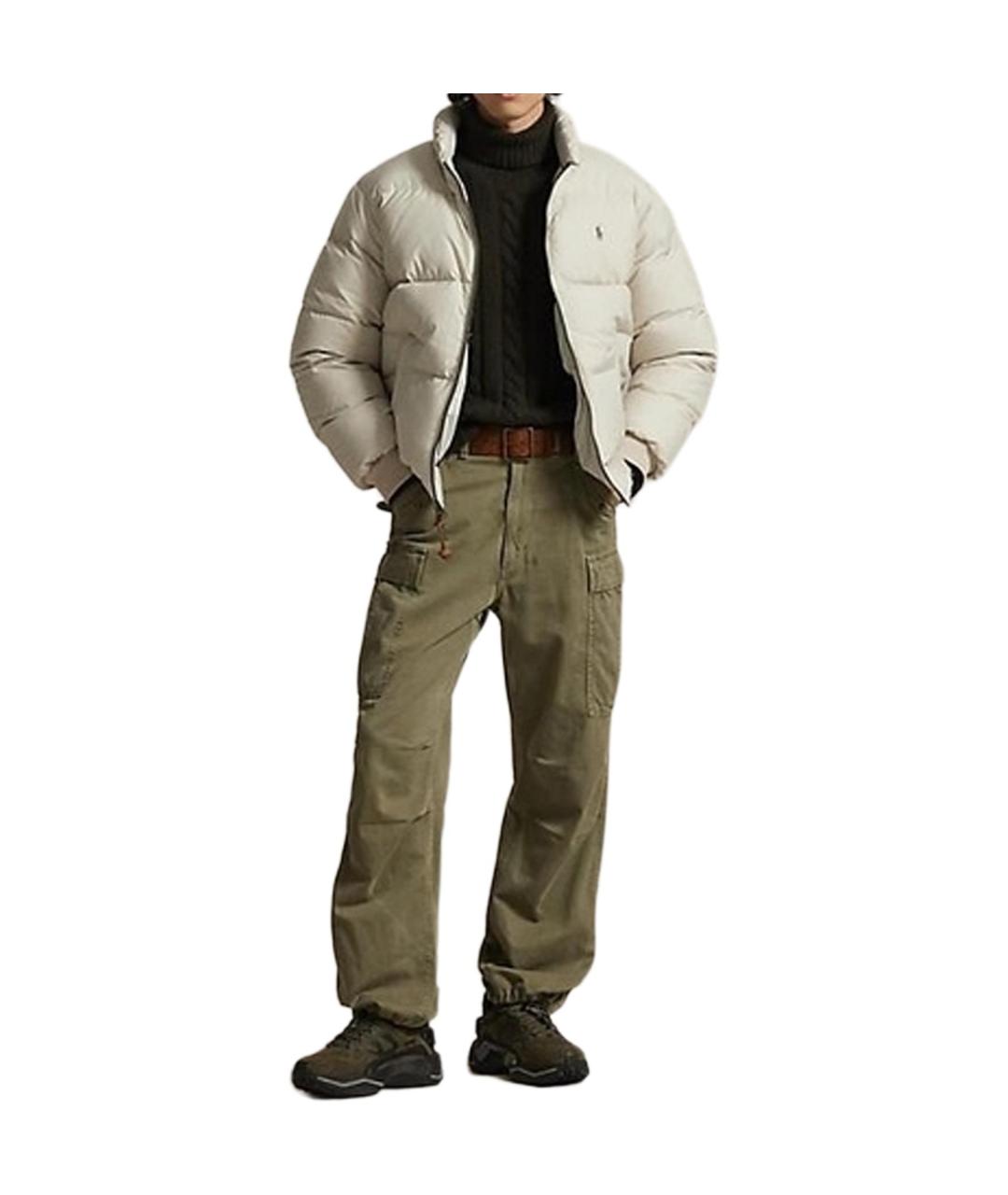 POLO RALPH LAUREN Хаки пуховик, фото 2