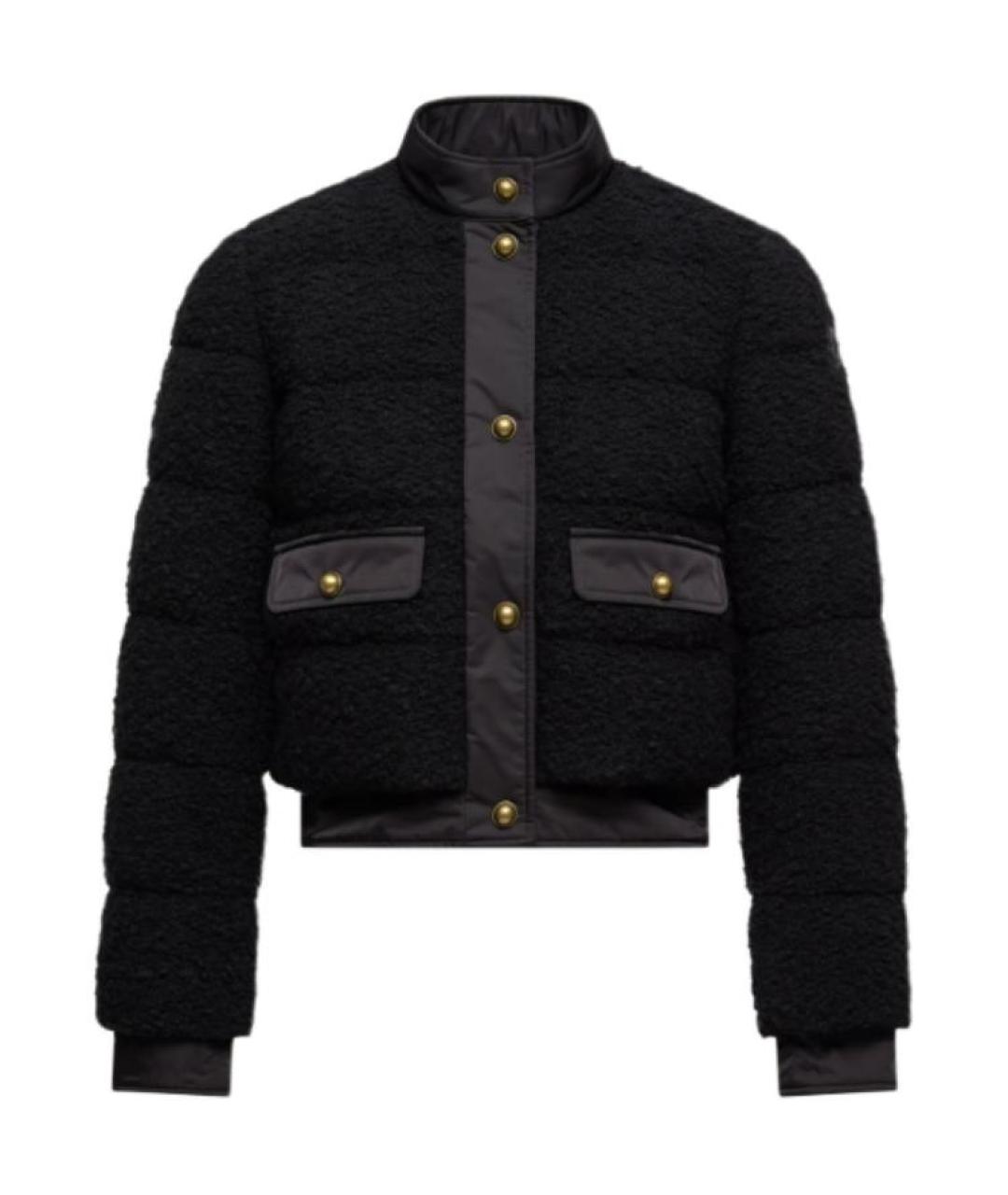 MONCLER Черный пуховик, фото 1