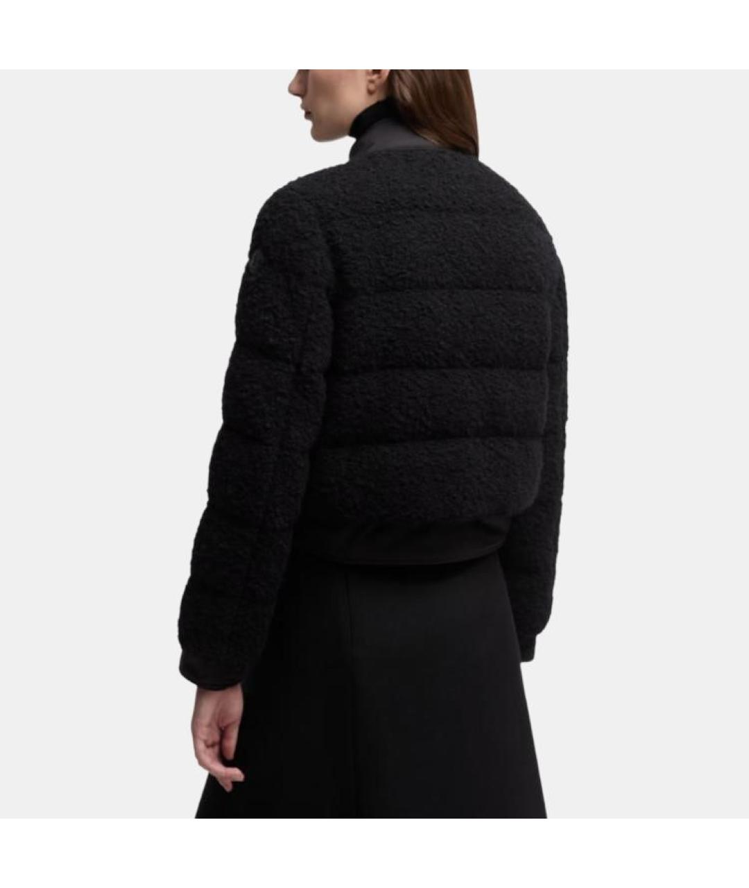 MONCLER Черный пуховик, фото 4