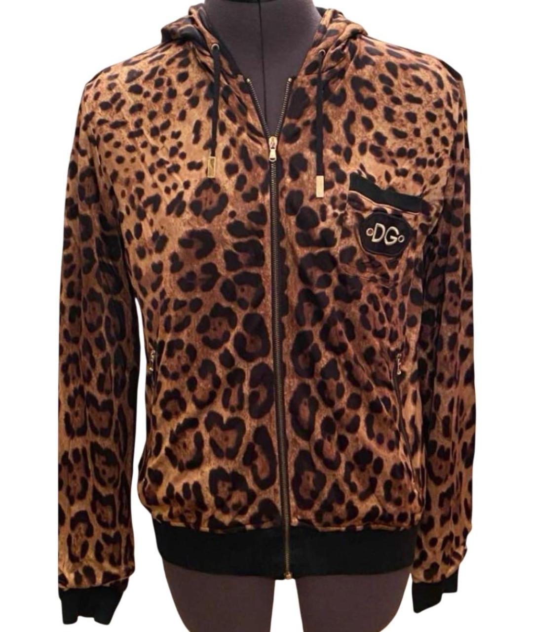 DOLCE&GABBANA Коричневая спортивная куртка, фото 2