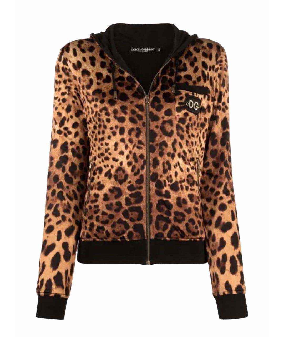 DOLCE&GABBANA Коричневая спортивная куртка, фото 1