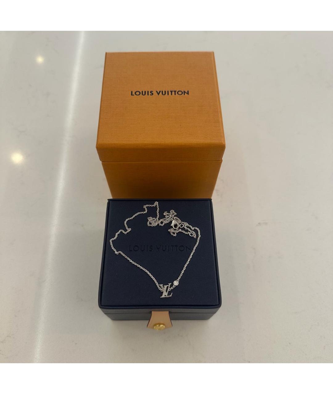 LOUIS VUITTON Серебряное колье из белого золота, фото 3