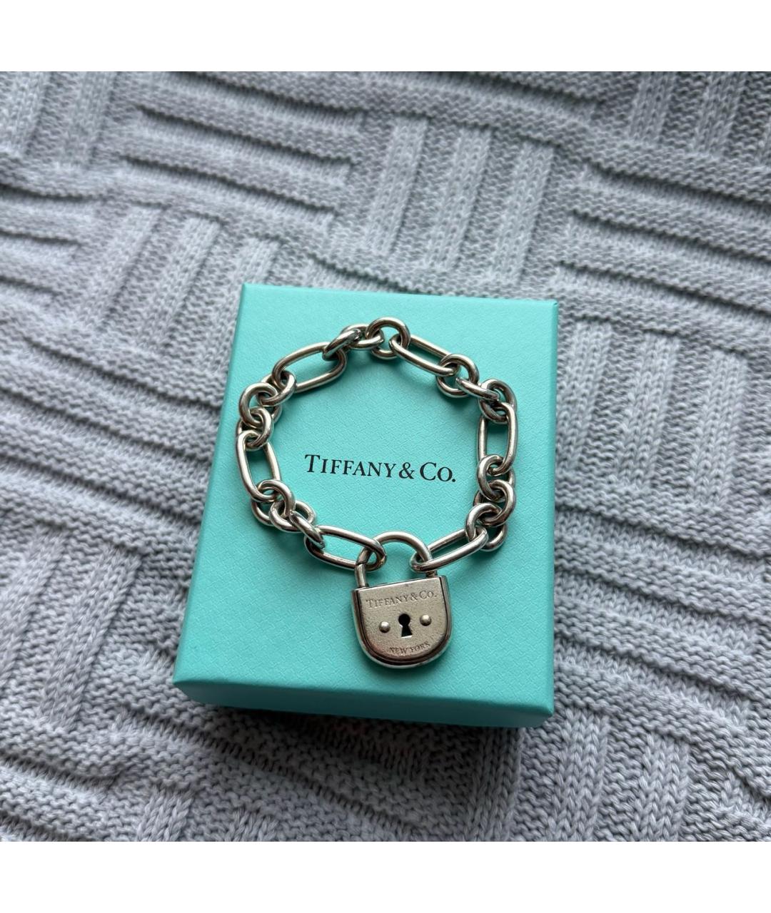 TIFFANY&CO Серебрянный серебряный браслет, фото 2