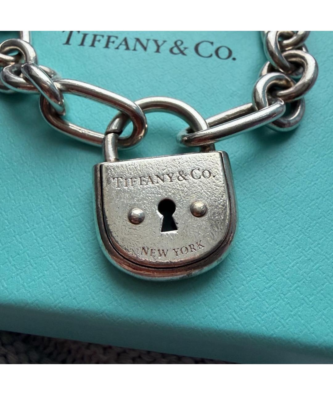TIFFANY&CO Серебрянный серебряный браслет, фото 3