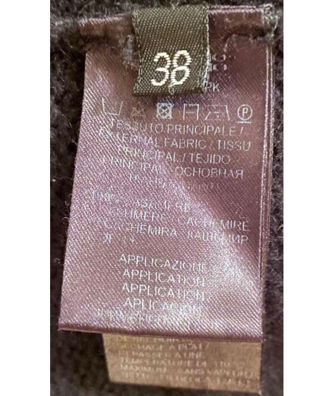 ERMANNO SCERVINO Черный кашемировый кардиган, фото 7