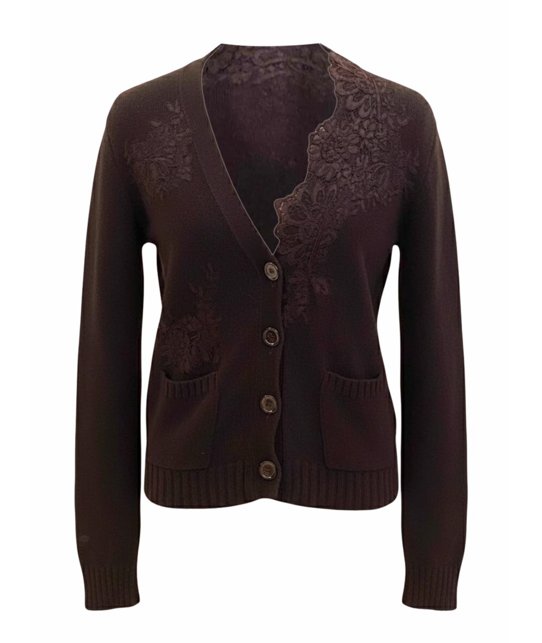 ERMANNO SCERVINO Черный кашемировый кардиган, фото 1