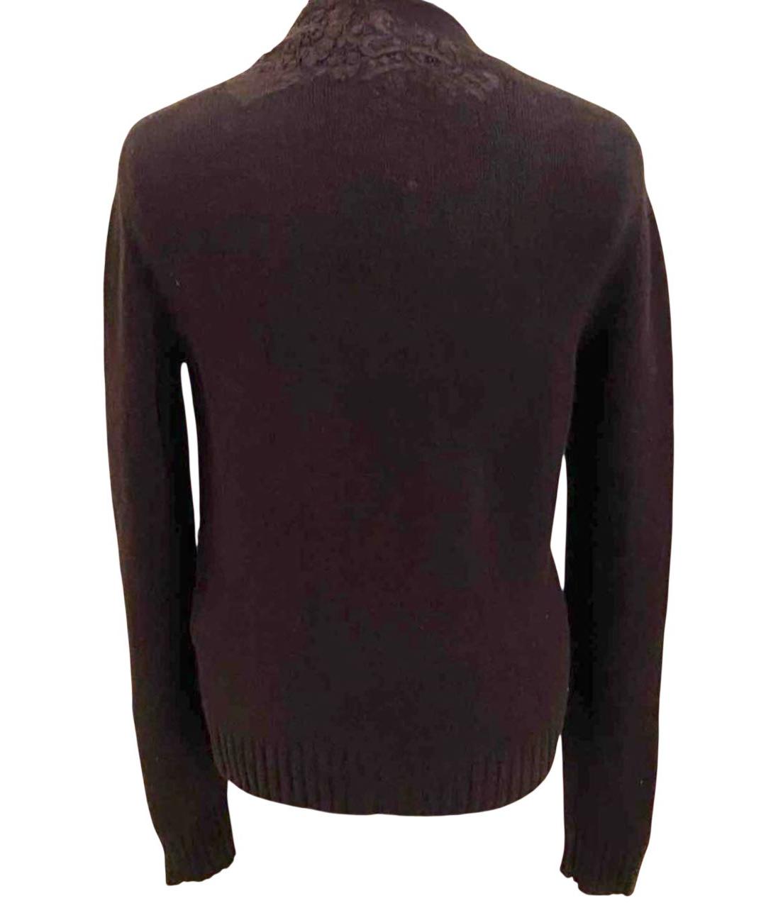 ERMANNO SCERVINO Черный кашемировый кардиган, фото 3