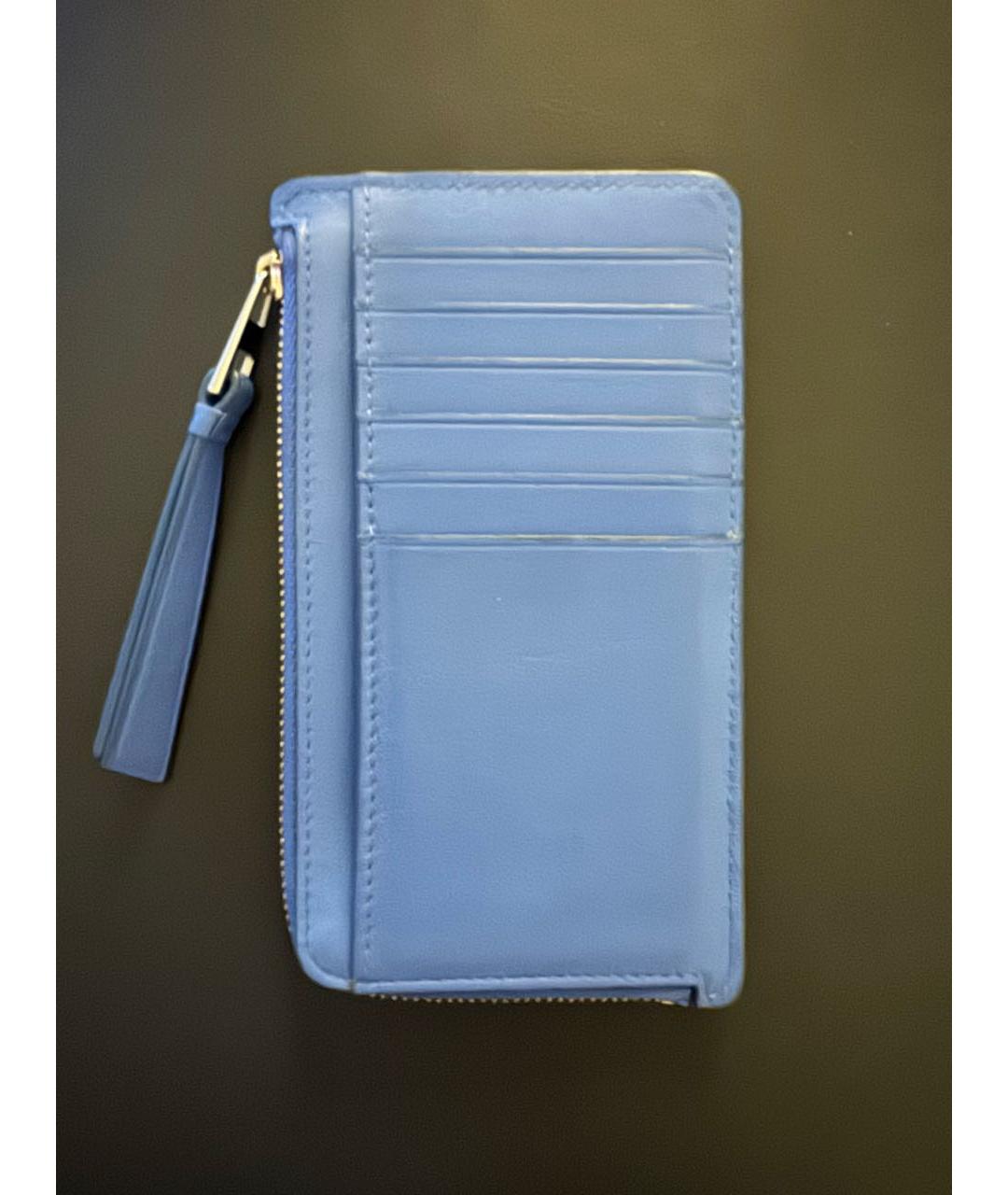 LOEWE Синий кожаный кошелек, фото 2