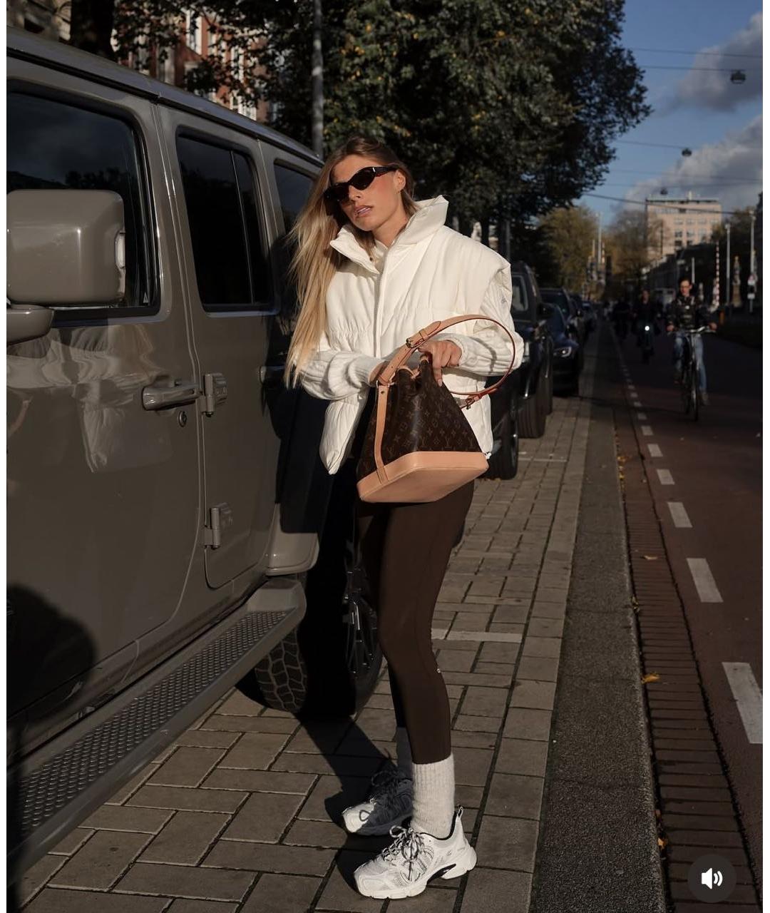 ALO YOGA Белый синтетический жилет, фото 5