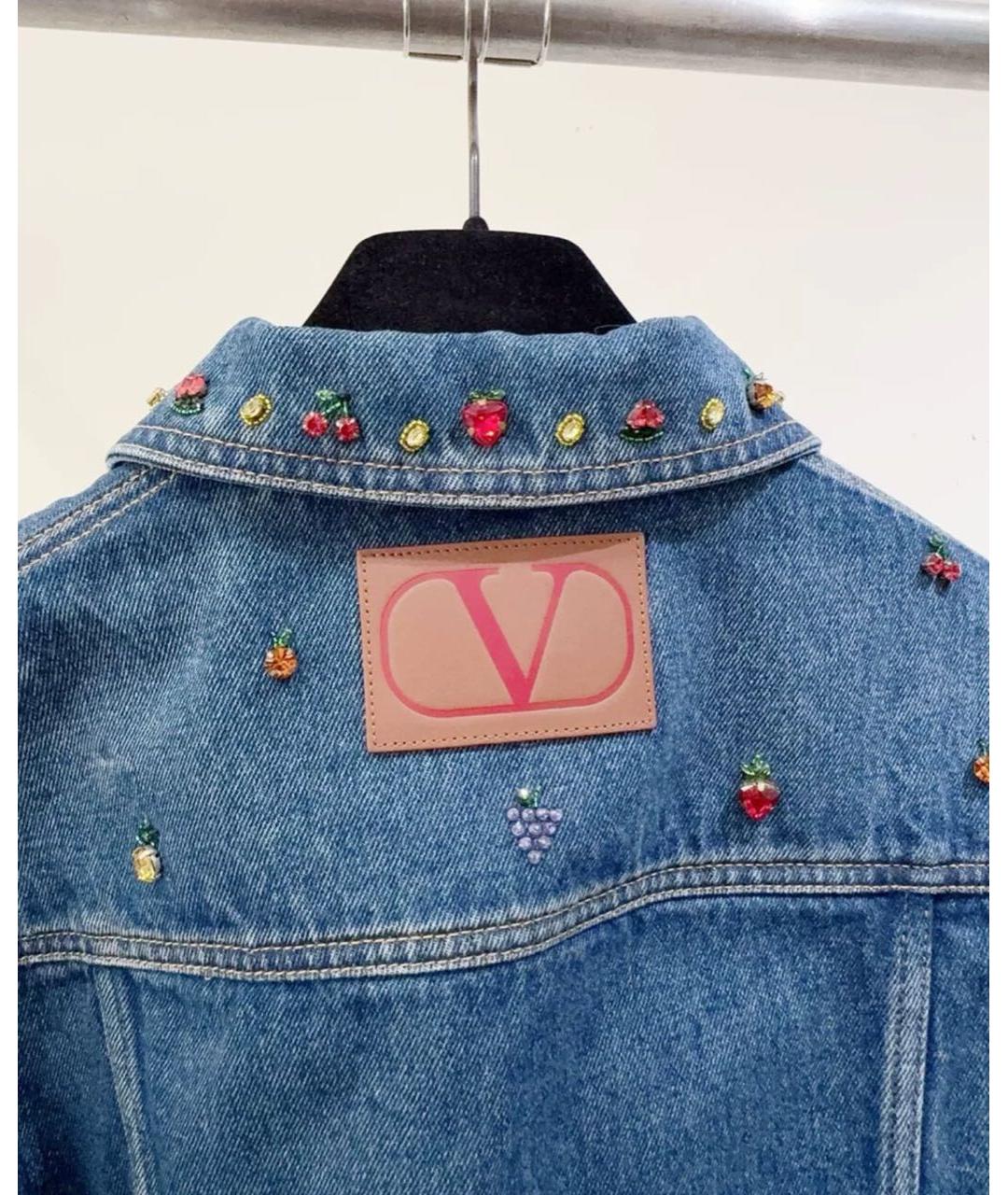 VALENTINO Синяя деним куртка, фото 5