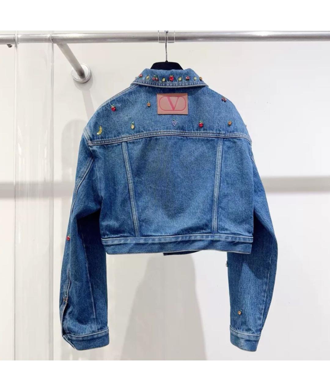 VALENTINO Синяя деним куртка, фото 6