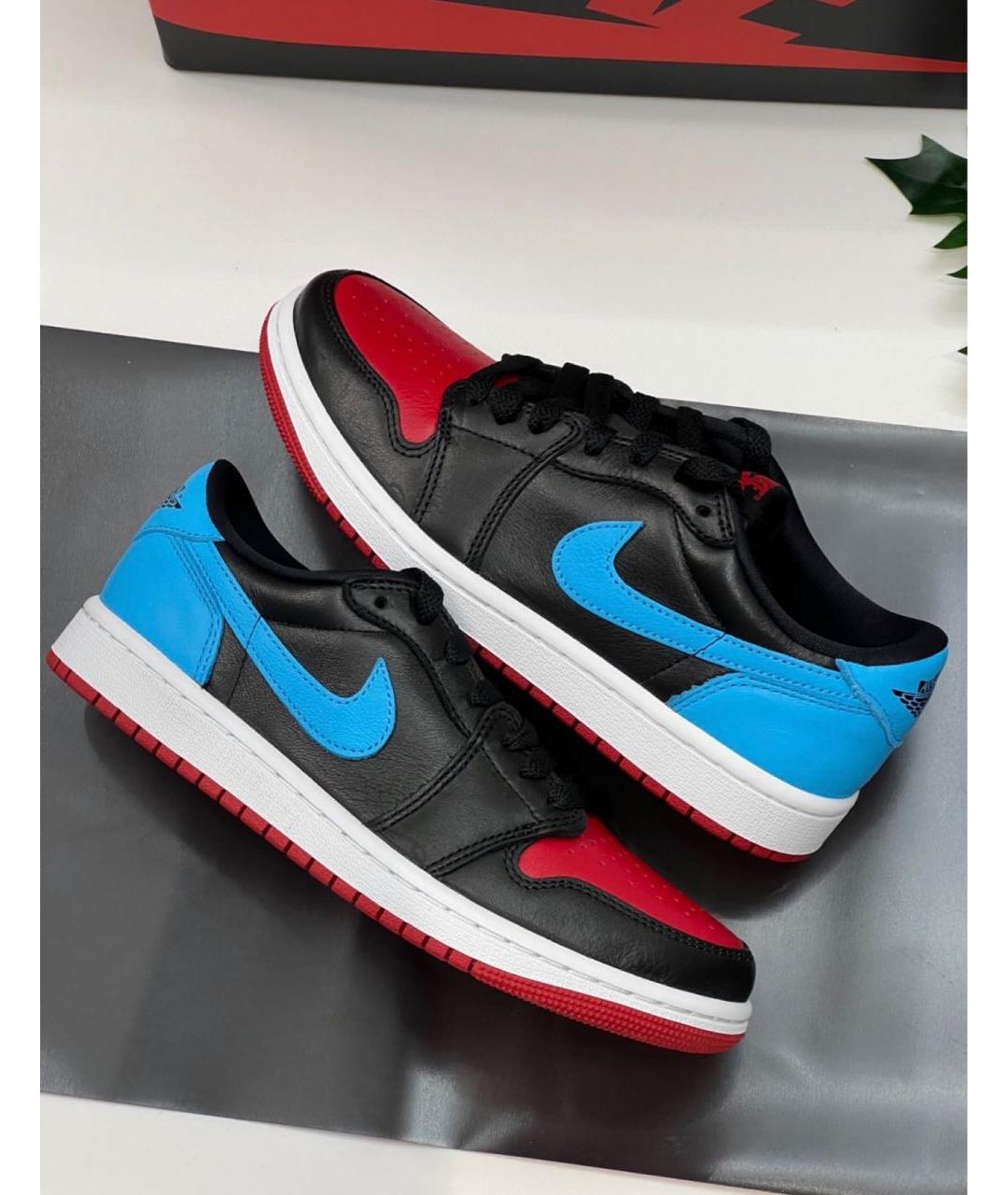 JORDAN Мульти кожаные низкие кроссовки / кеды, фото 6