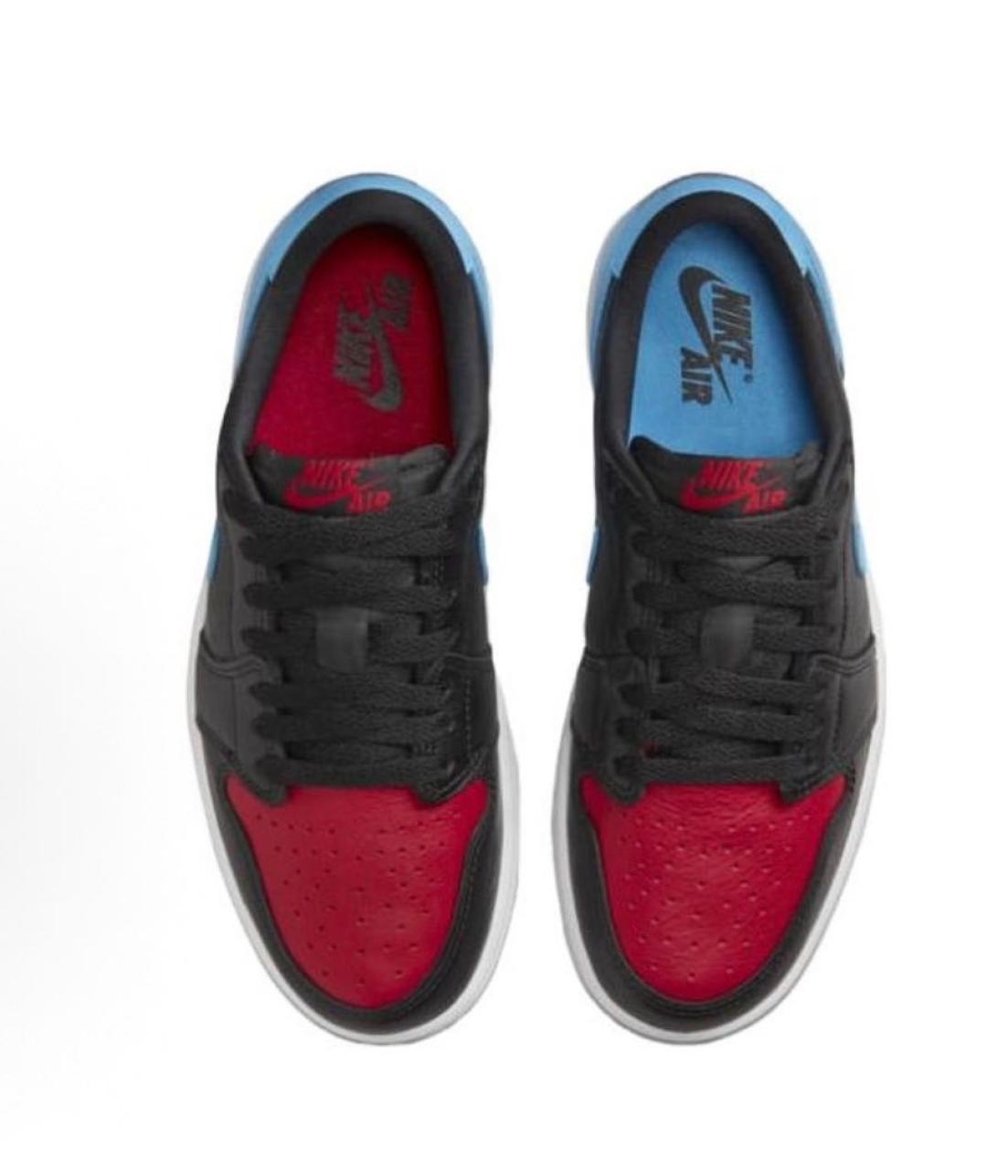 JORDAN Мульти кожаные низкие кроссовки / кеды, фото 3