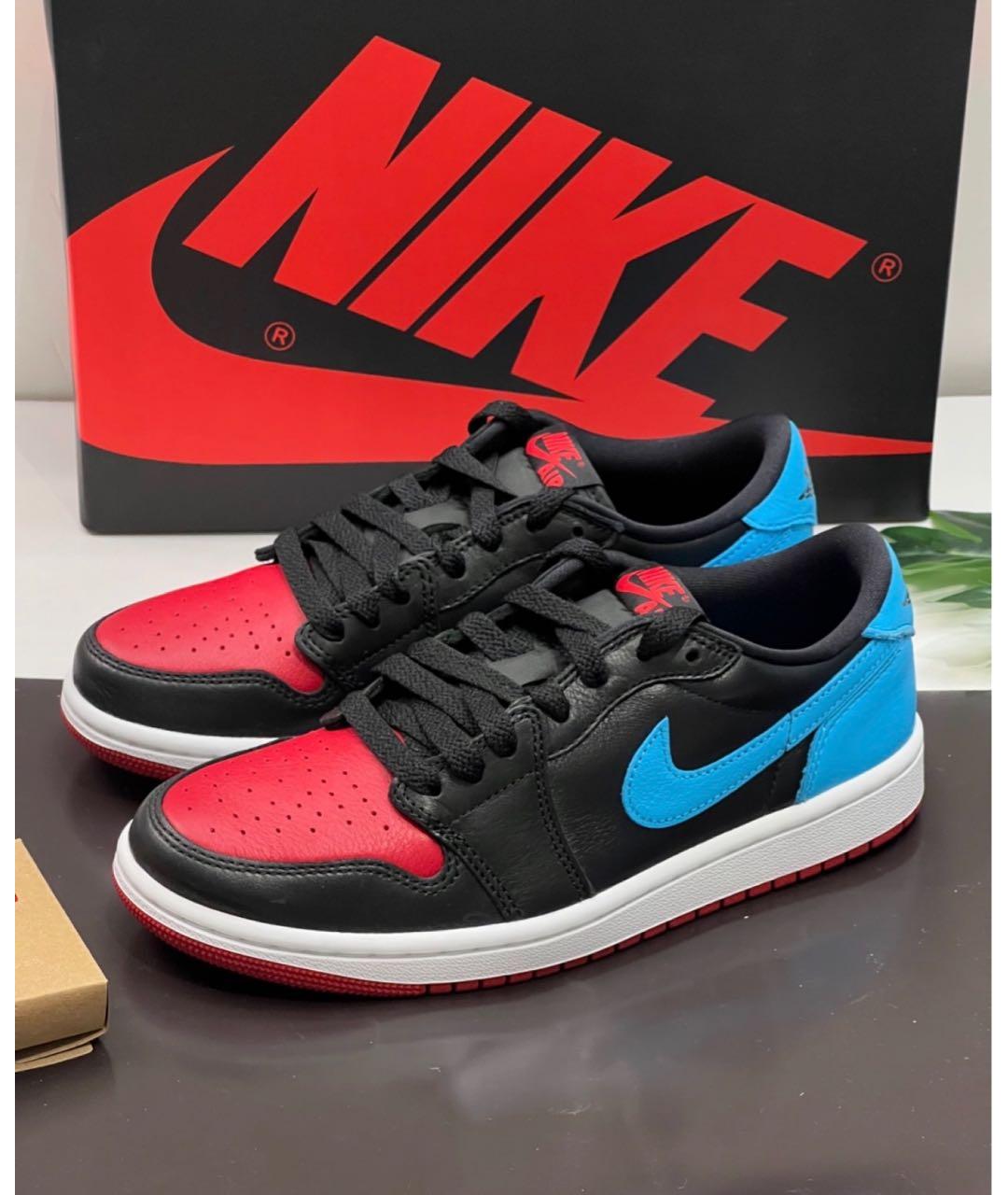 JORDAN Мульти кожаные низкие кроссовки / кеды, фото 5