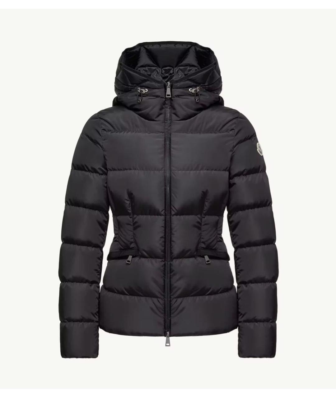 MONCLER Черная полиамидовая куртка, фото 7