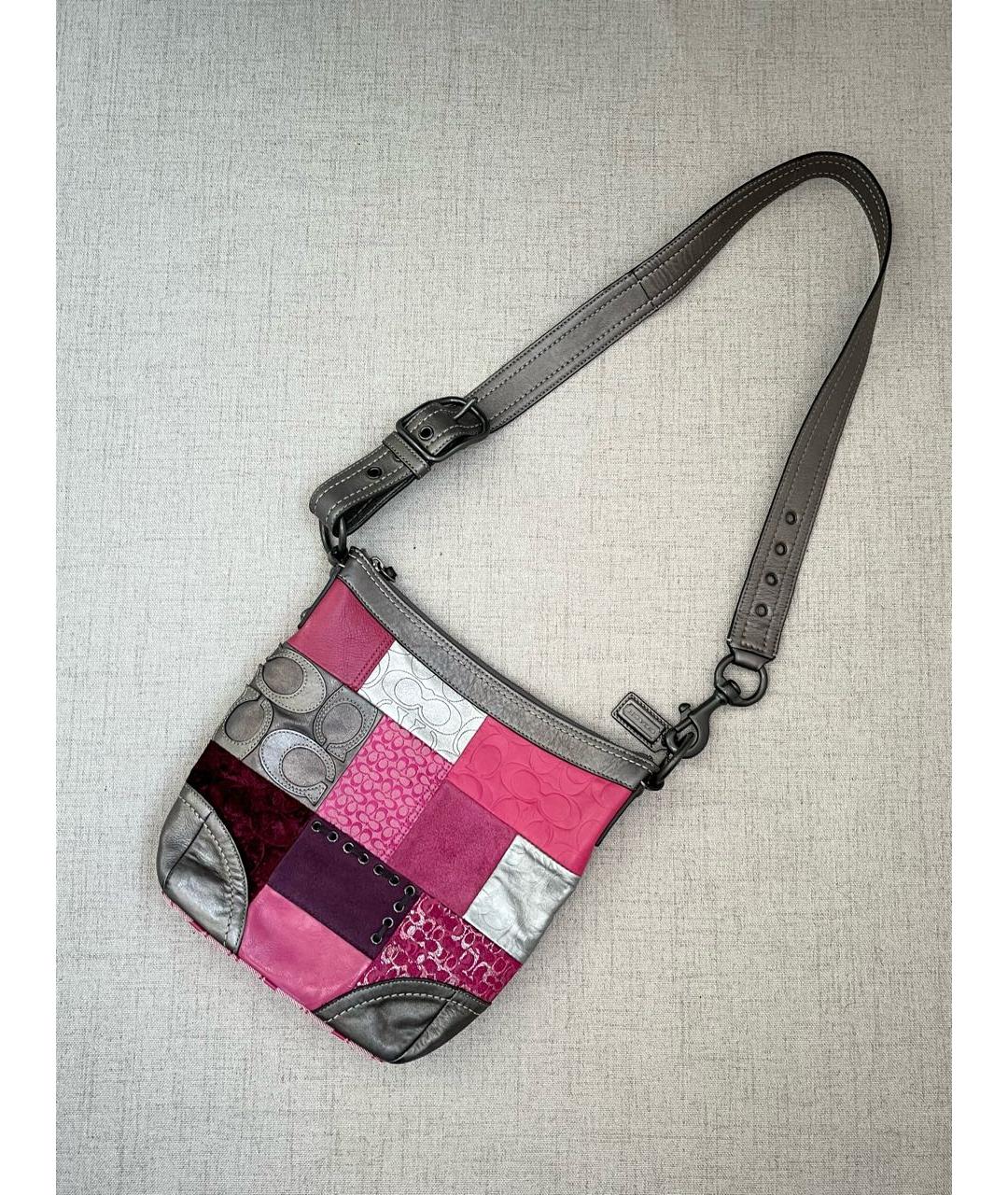 COACH Мульти кожаная сумка через плечо, фото 8