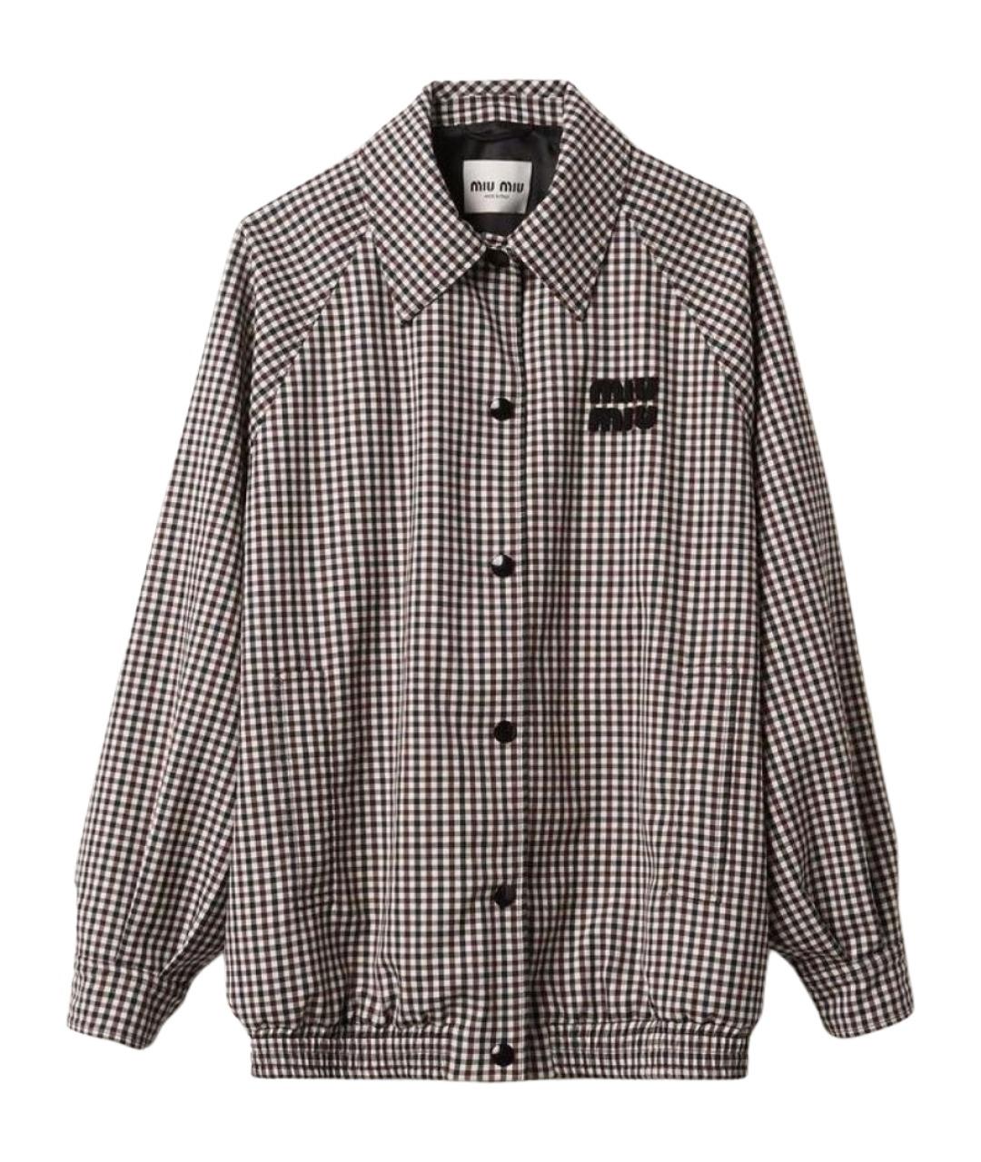 MIU MIU Серый жакет/пиджак, фото 1