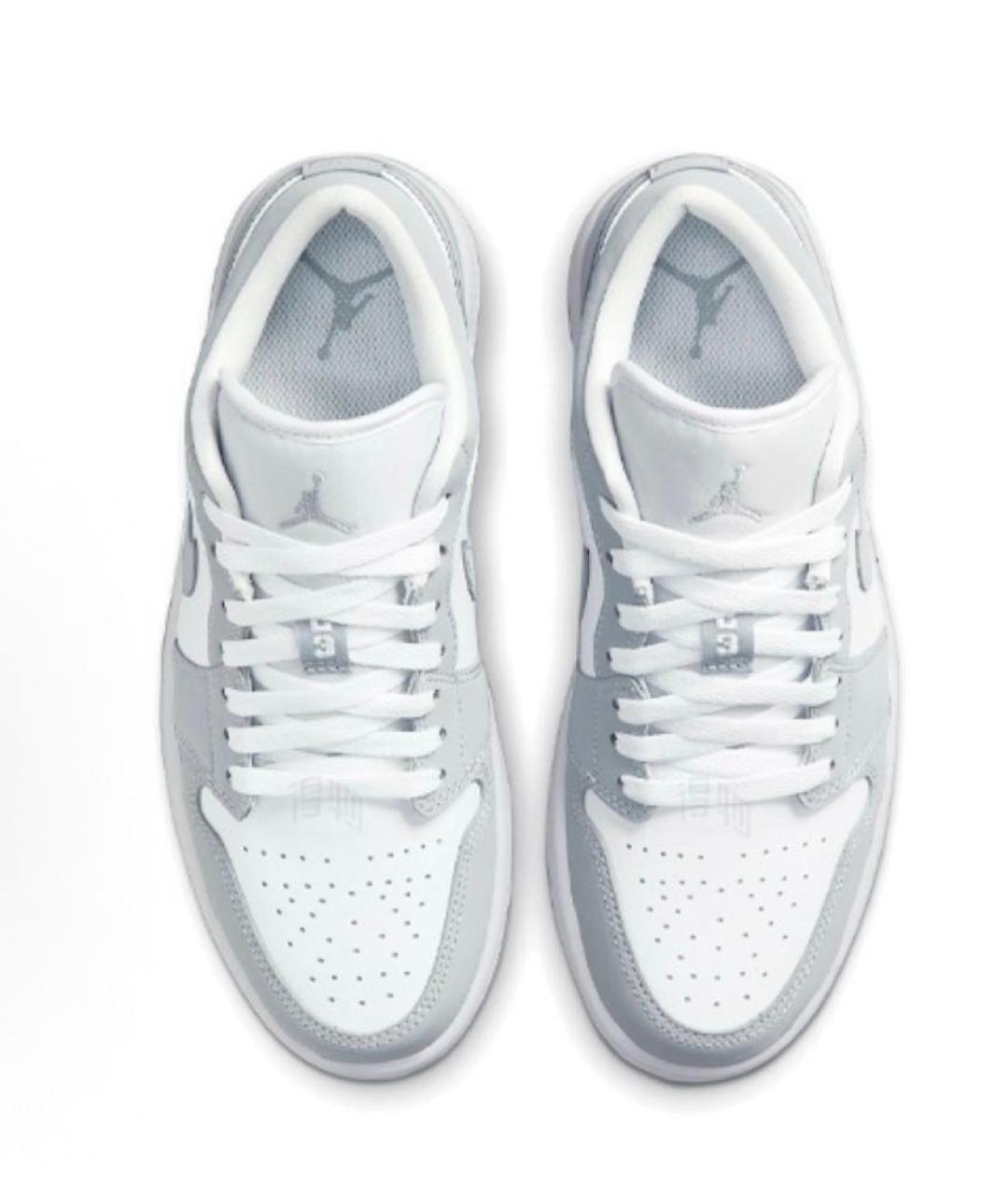 JORDAN Серые кожаные кроссовки, фото 3