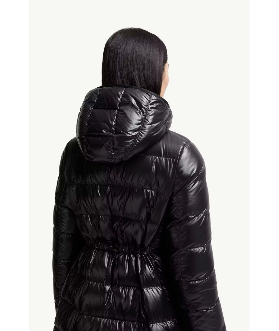 MONCLER Черная полиамидовая куртка, фото 4