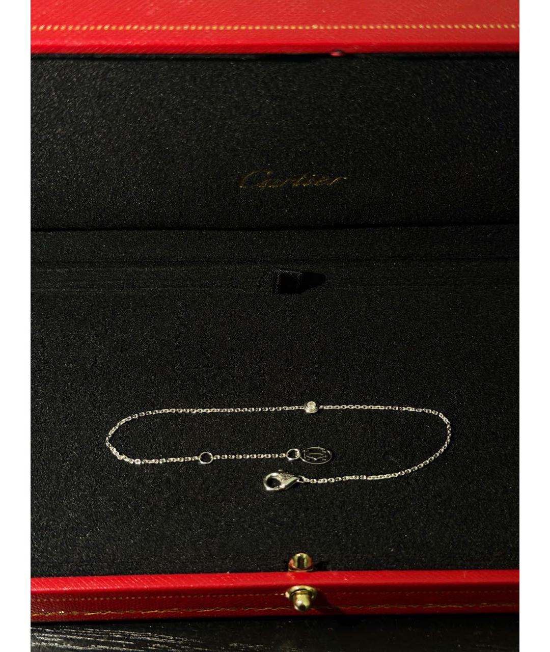 CARTIER Серебрянный браслет из белого золота, фото 4