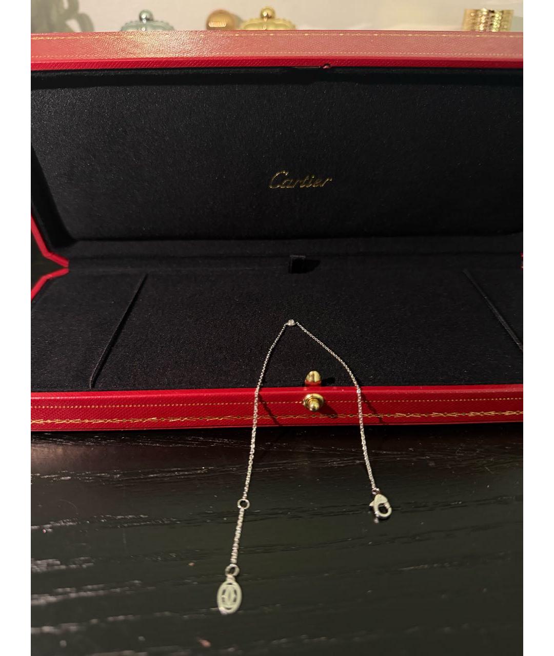 CARTIER Серебрянный браслет из белого золота, фото 3