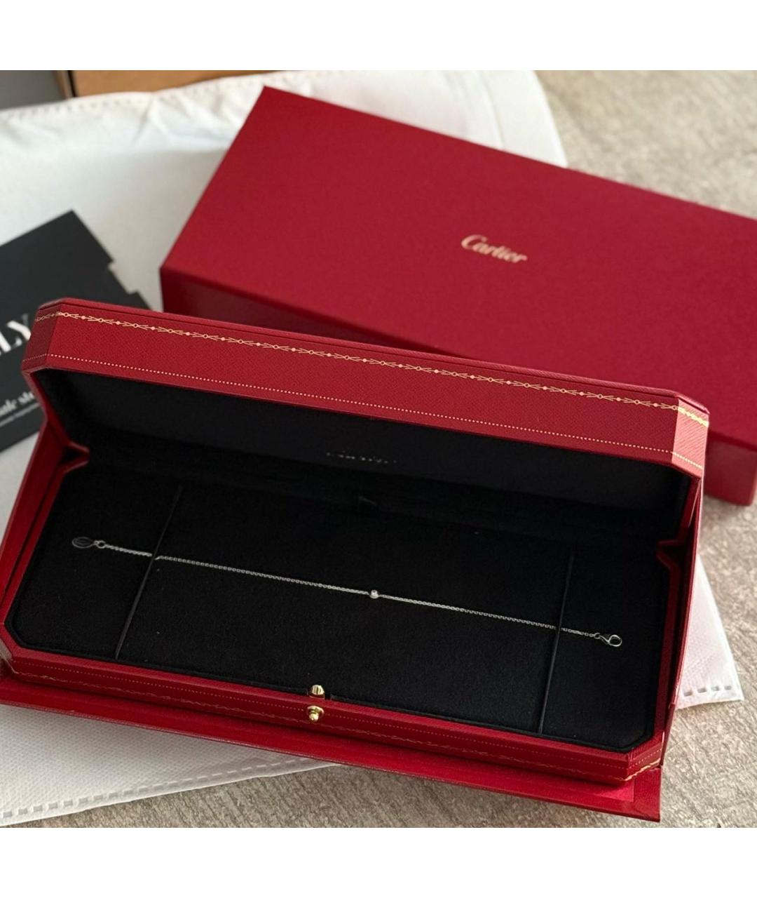 CARTIER Серебрянный браслет из белого золота, фото 5