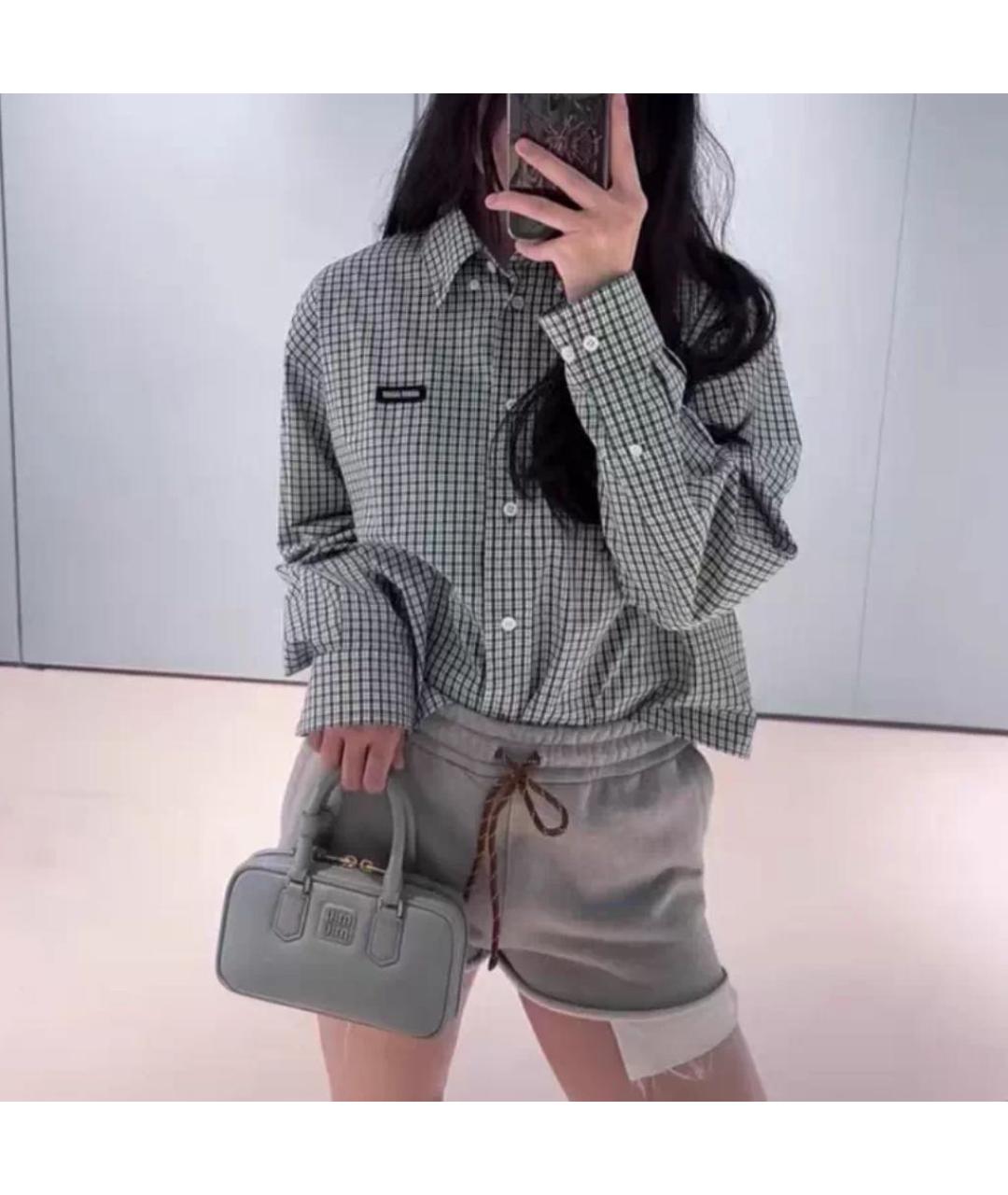 MIU MIU Зеленая рубашка, фото 4