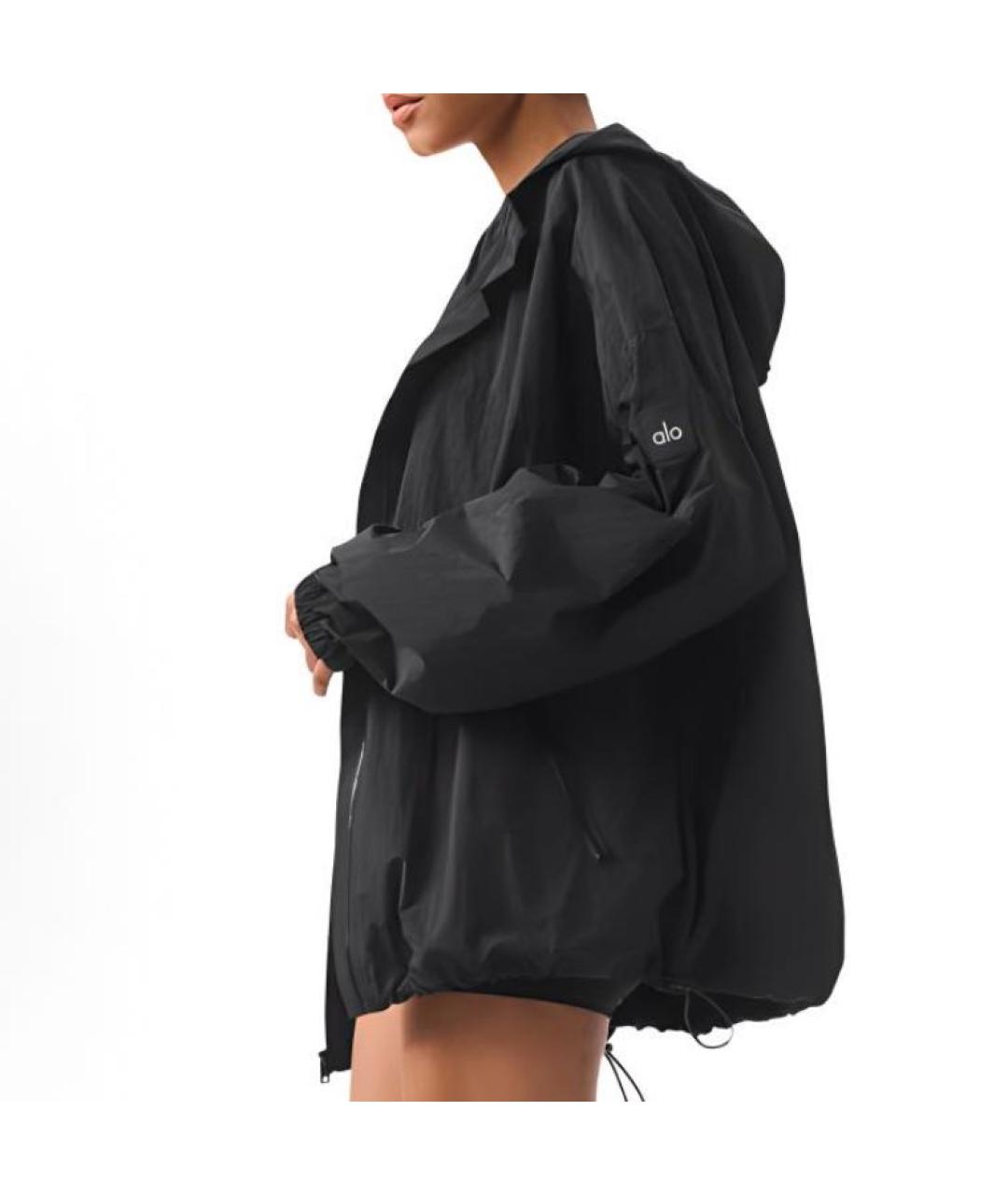 ALO YOGA Черная спортивная куртка, фото 4