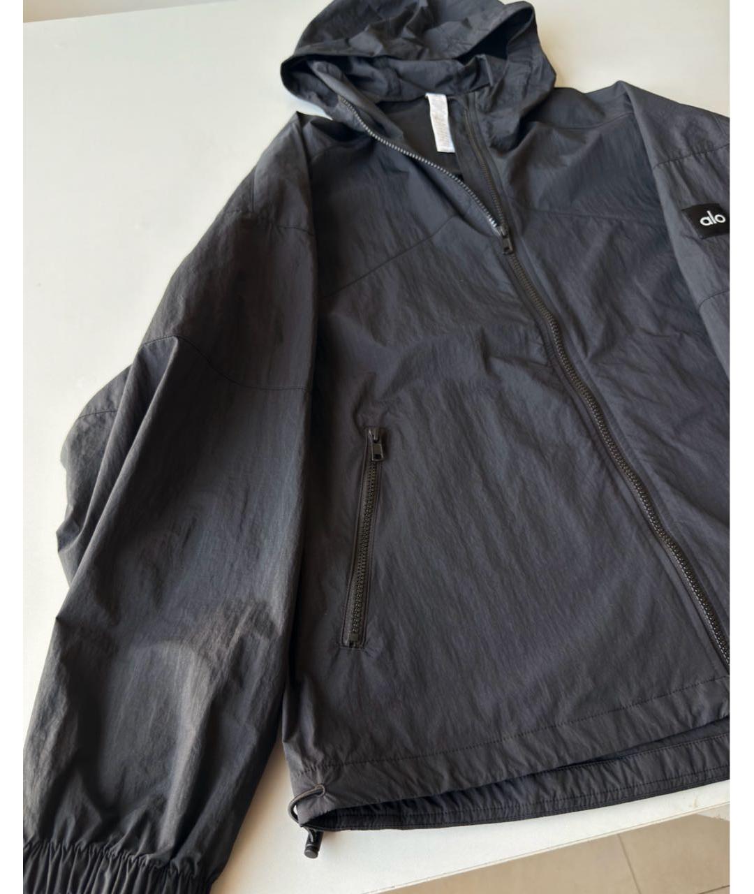 ALO YOGA Черная спортивная куртка, фото 7