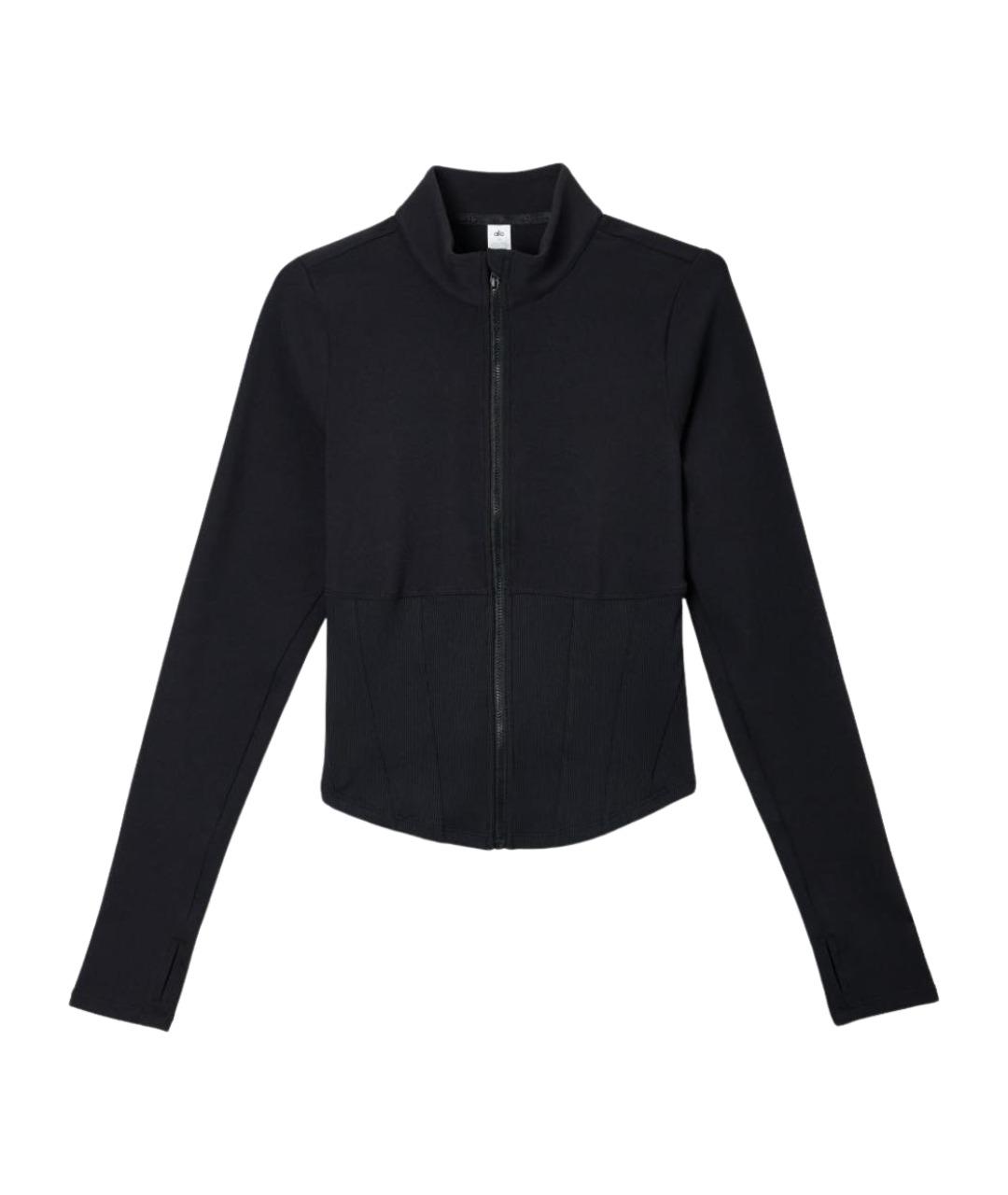 ALO YOGA Черная спортивная куртка, фото 1